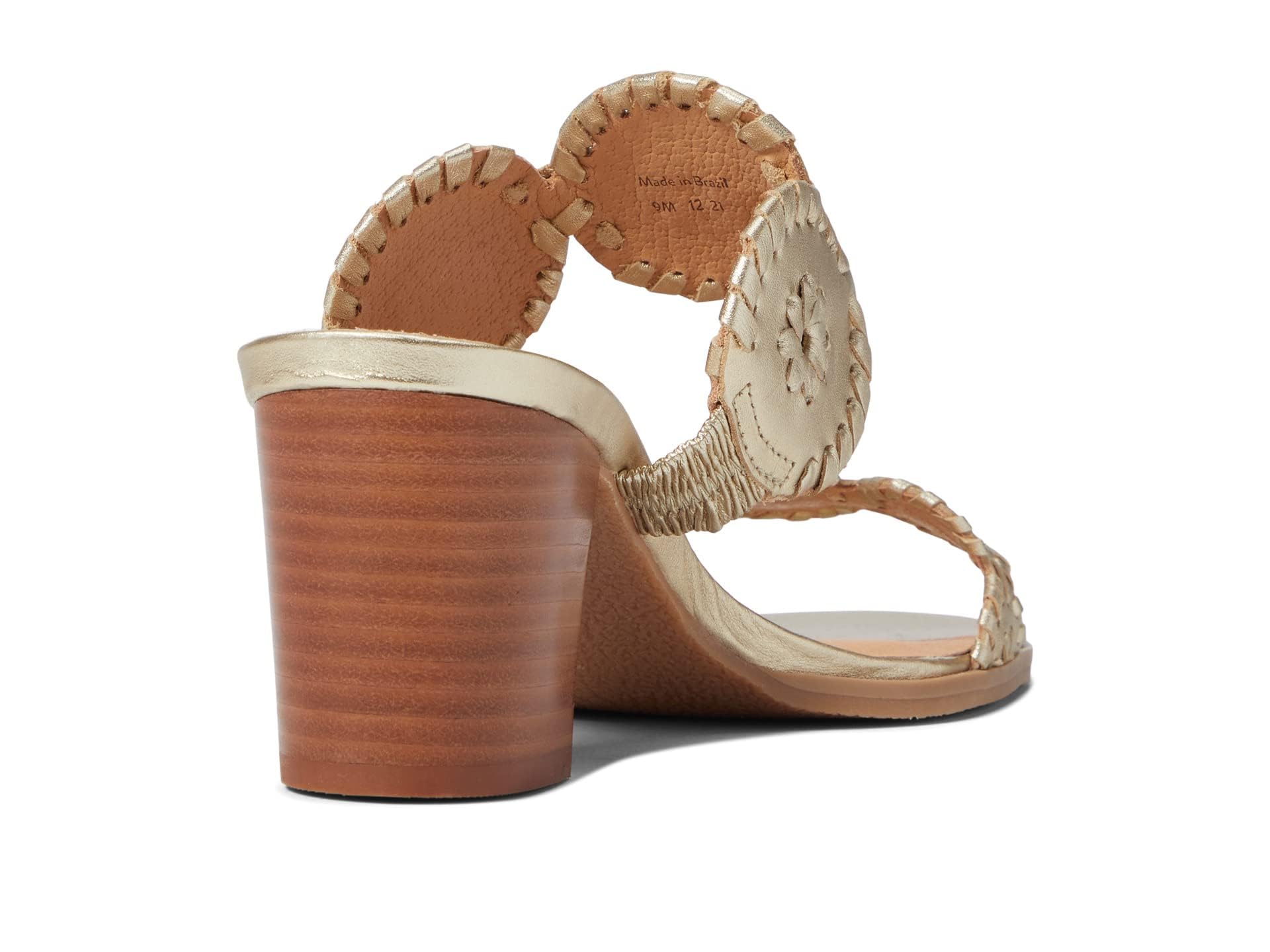 Jack Rogers Lauren Mid Heel Sandals for Women - Comfortable Summer Dress Shoes | Perfect for Weddings, Beach Vacations & Outdoor Events