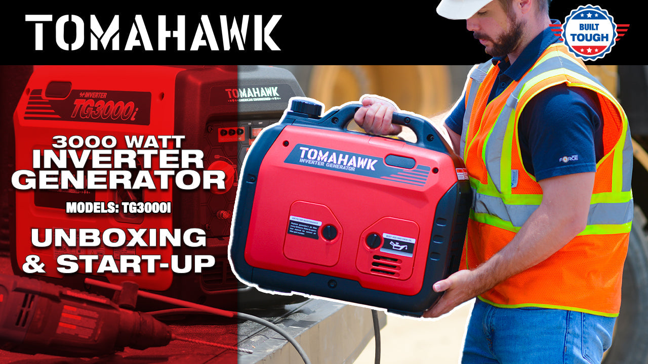 3000W Super Quiet Portable Inverter Generator with Gas Power - Ideal for Camping, RV Trips, and Emergency Backup Power