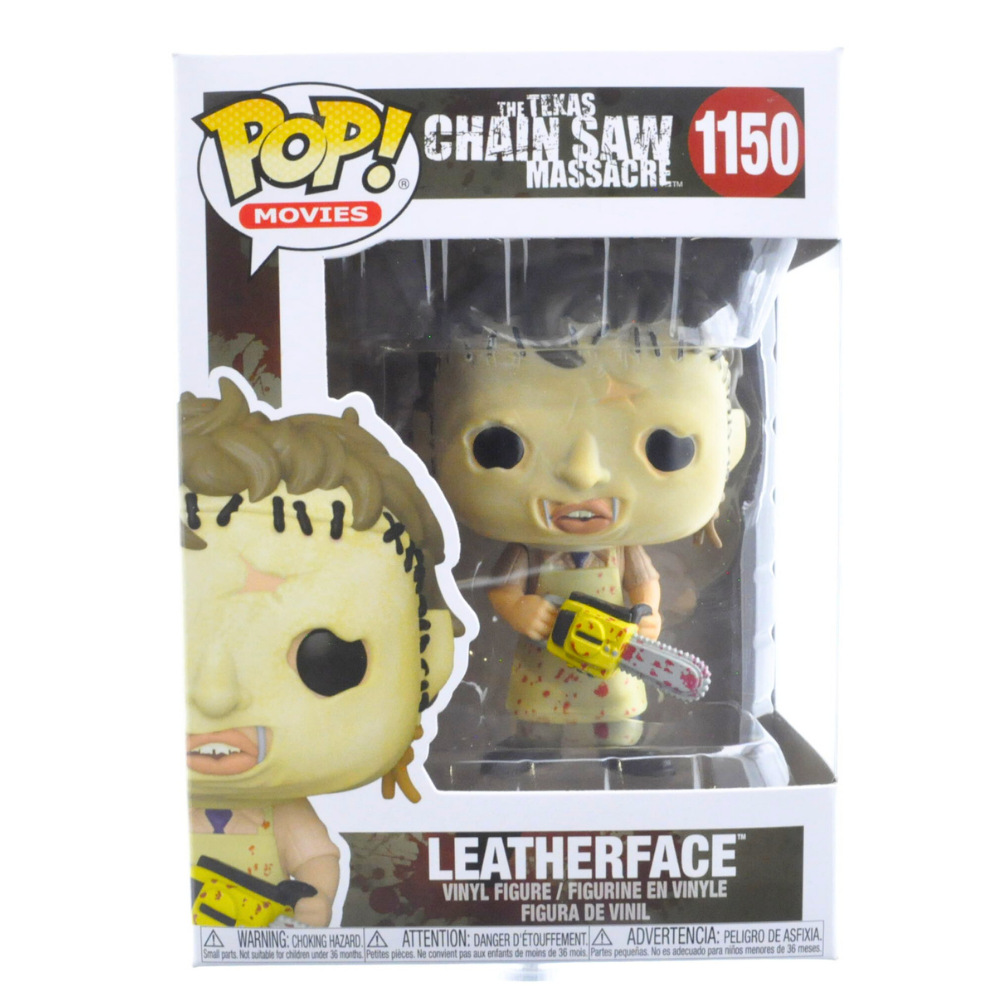Funko Pop! Leatherface Collectible Figure - Texas Chainsaw Massacre Horror Movie Vinyl Toy #1150 - Perfect for Horror Fans & Pop Culture Collectors