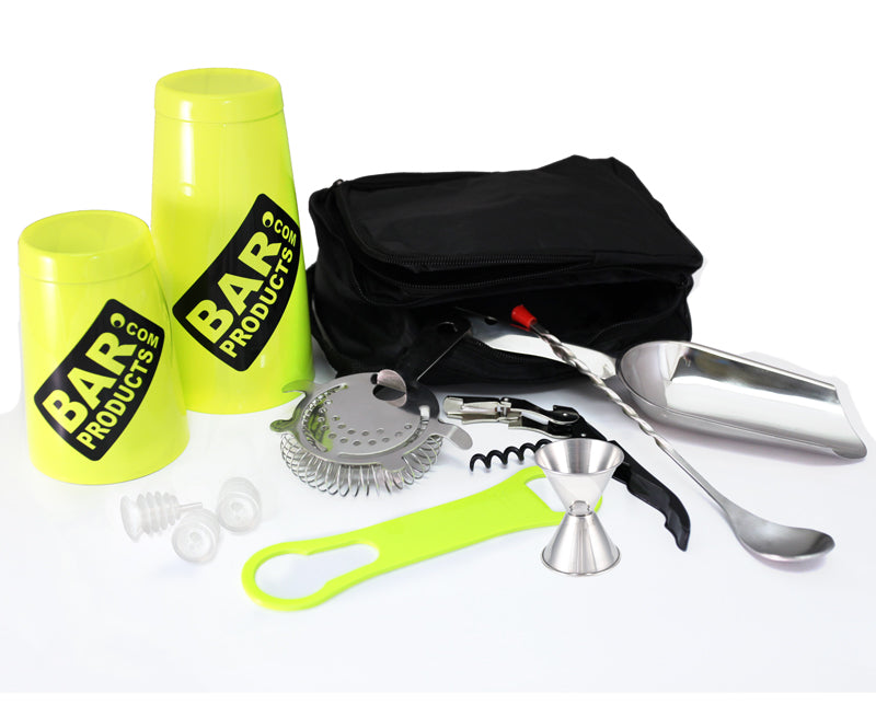 Professional Bartender Tote Bag - Complete Bar Accessories Organizer for Cocktail Mixing Tools & Bottles | Perfect for Home Bars, Parties & Bartending Classes