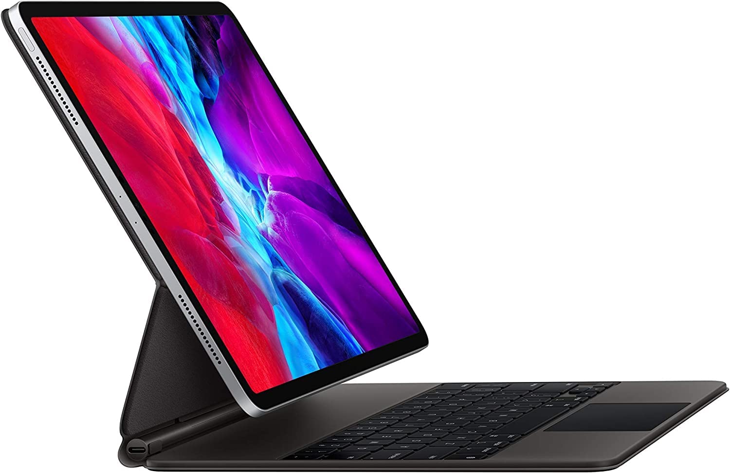 Apple Magic Keyboard for 12.9-inch iPad Pro (4th Gen) - US English Layout - Certified Refurbished - Slim & Responsive Keyboard for Work, Study & Creative Projects
