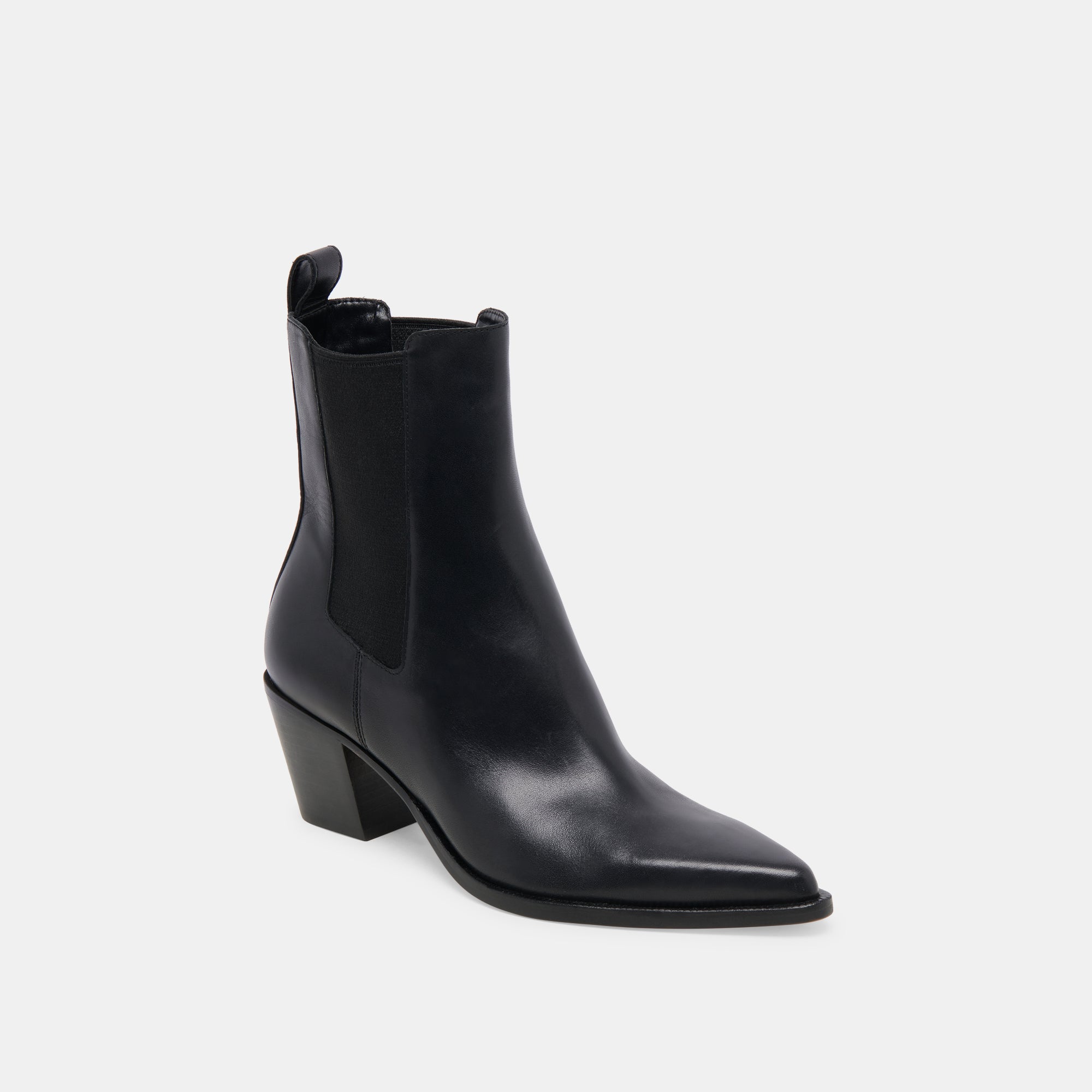SHADIE H2O Waterproof Black Leather Booties for Women - Comfortable & Stylish Rain Boots for Outdoor, Hiking, and Wet Weather Protection