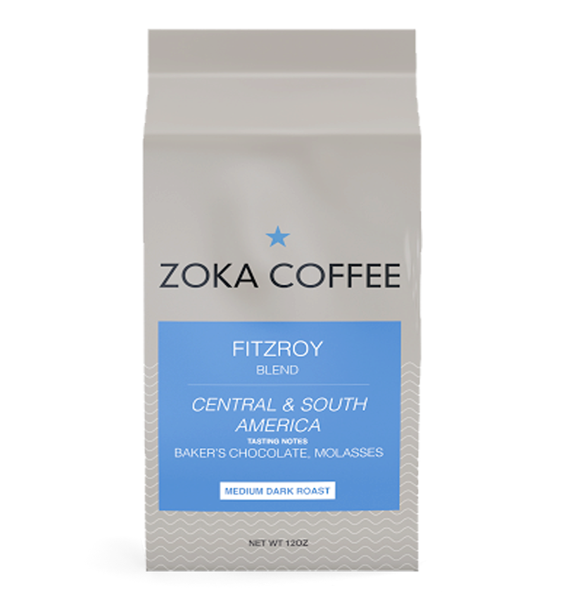 Fitzroy Blend Coffee Beans - Premium Organic Arabica Whole Bean Coffee for Espresso & Drip Brewing - Perfect for Home Brewing, Office Use & Gifts