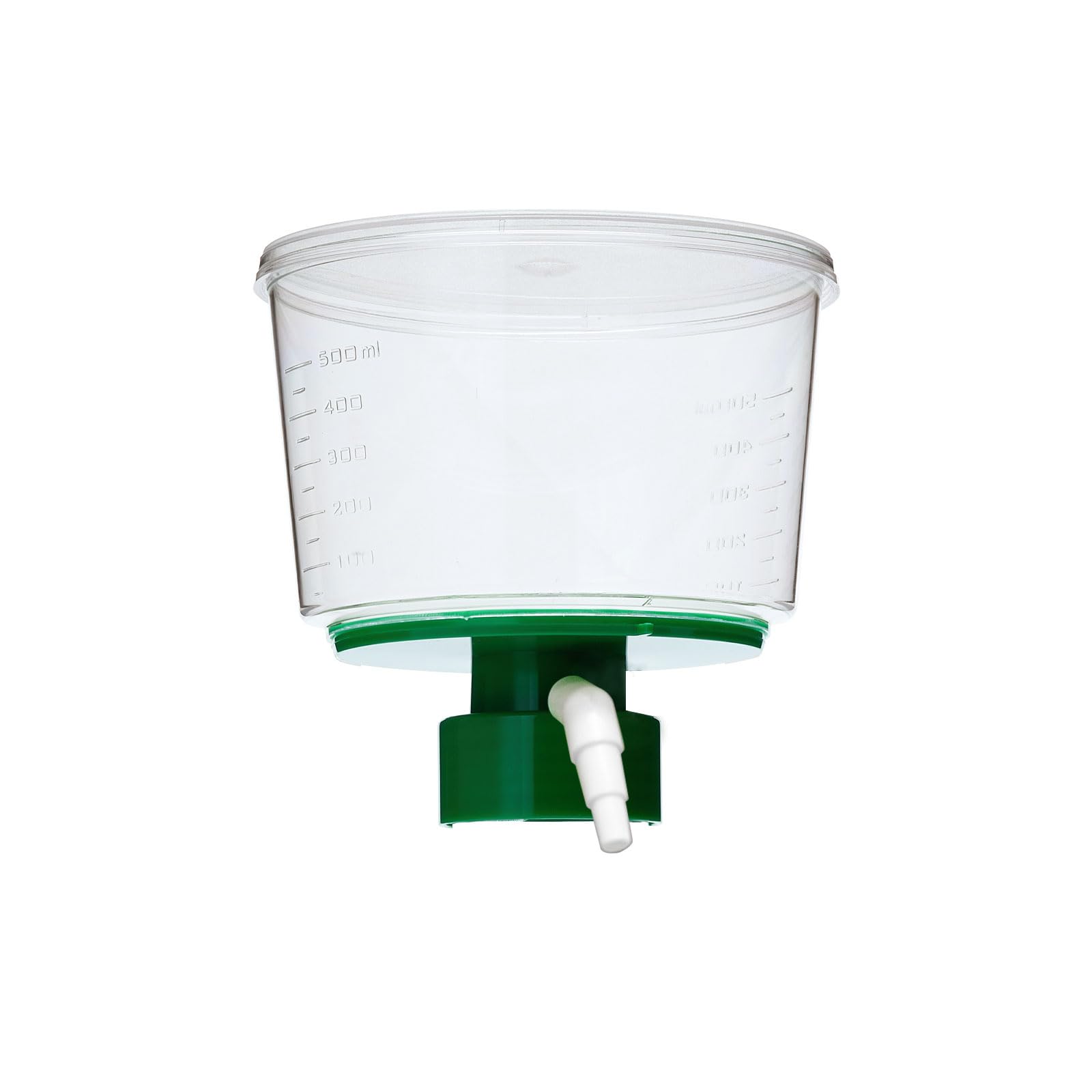Biologix 500mL Laboratory Vacuum Filtration Unit with 0.22um CA Membrane - 90mm Diameter Funnel, 24/Case - Ideal for Sterile Filtration in Microbiology & Pharmaceutical Labs