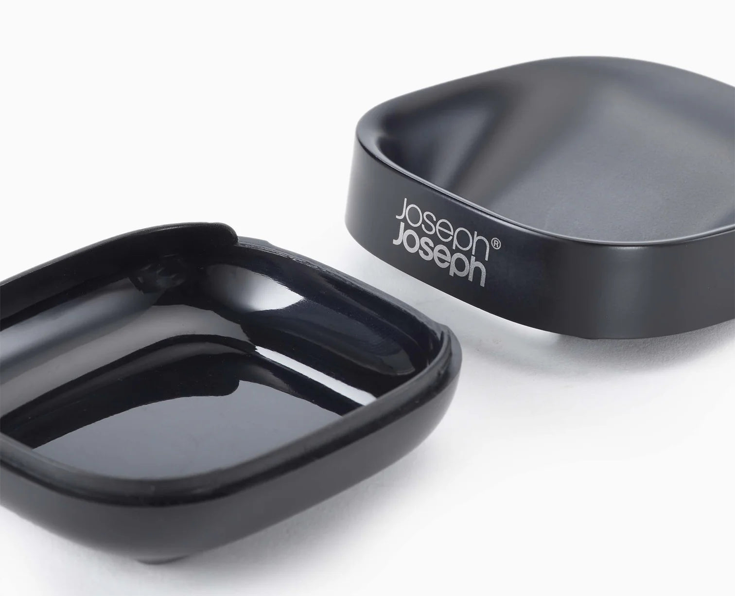 Slim™ Compact Matt Black Soap Dish - Modern Bathroom Organizer for Bar Soap | Perfect for Showers, Sinks & Countertop Storage