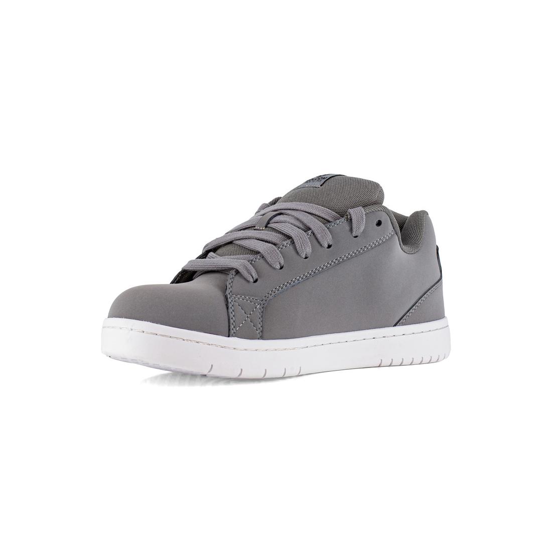 Men's Grey Stone Composite Toe Work Shoes - Lightweight Safety Boots for Construction, Warehouse & Industrial Work