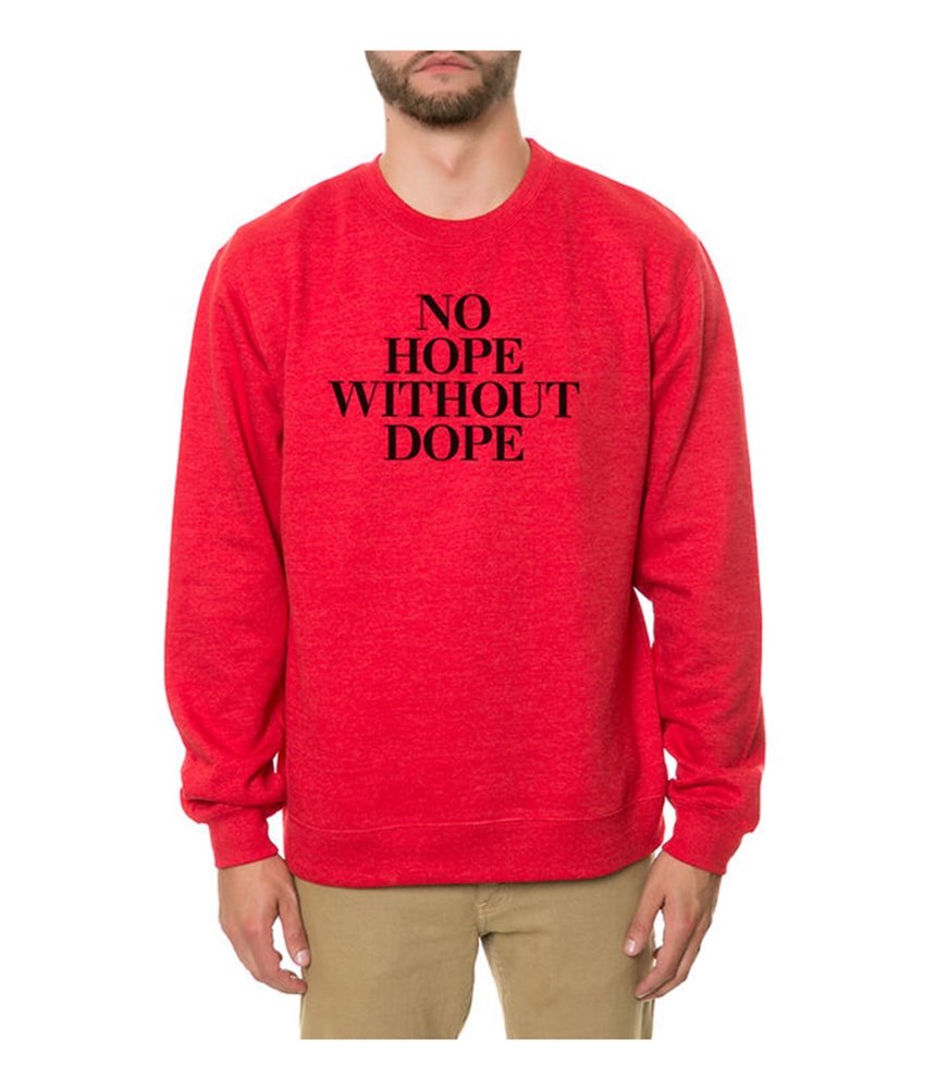 DOPE Men's The Without Sweatshirt - Red Pullover Hoodie, Medium Size | Casual Streetwear for Men | Perfect for Everyday Wear, Gym & Lounge