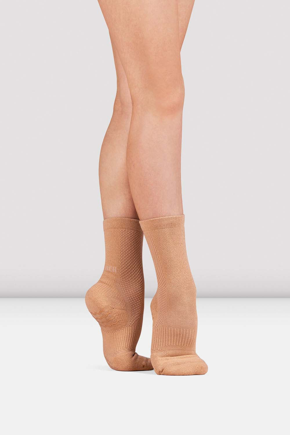 Blochsox Crew Length Dance Socks for Ballet, Jazz & Contemporary - Non-Slip Performance Socks for Dancers & Athletes - Perfect for Studio Practice, Performances & Dance Classes