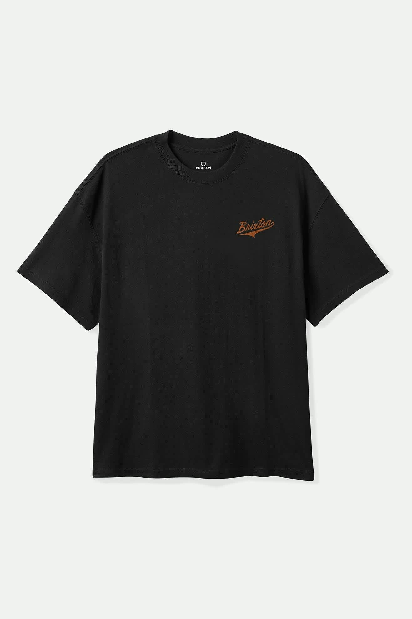 Premium The League Short Sleeve Standard T-Shirt - Distressed Black Washed Cotton Tee for Men | Casual Wear, Street Style & Everyday Comfort