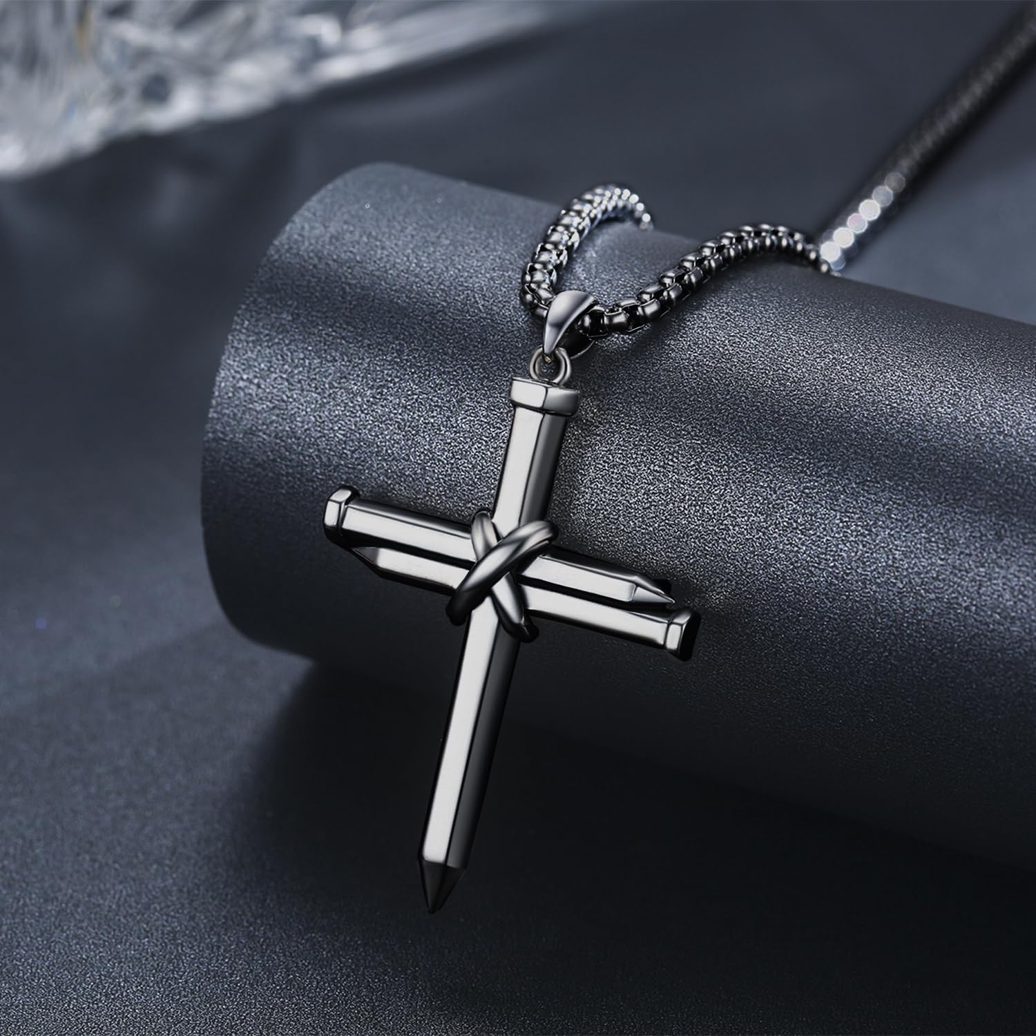 925 Sterling Silver Religious Cross Pendant Necklace for Men & Women - Elegant Christian Jewelry Gift for Baptism, Confirmation & Daily Wear