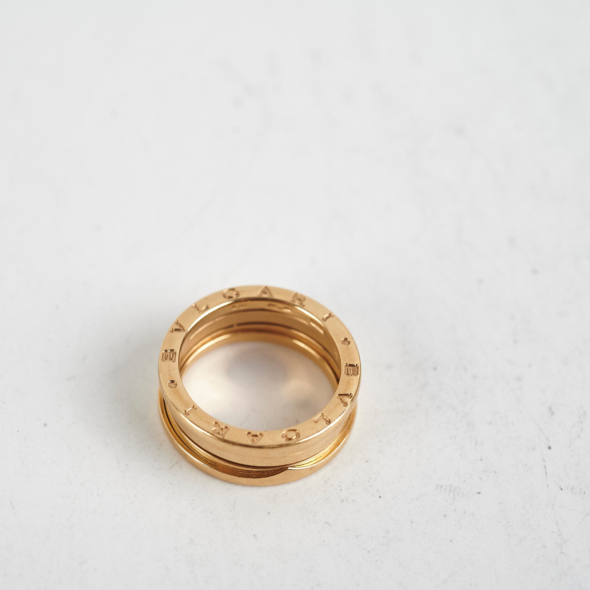 Bvlgari B Zero 1 Ring - 18K Yellow Gold Men's Size 57 (US 7.5) - Luxury Italian Jewelry for Gifts, Weddings & Special Occasions