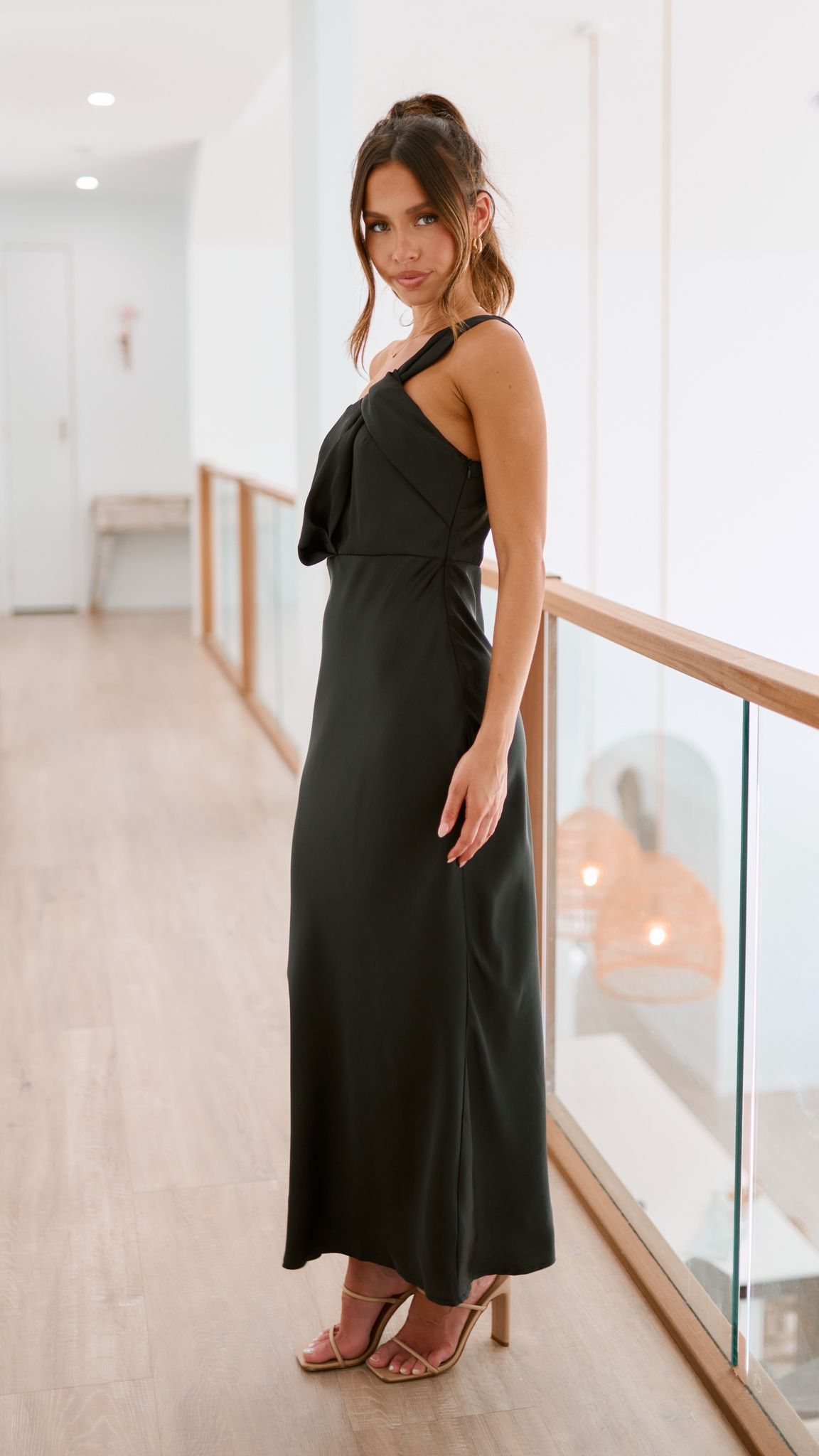 Greta Maxi Dress - Elegant Black Long Dress for Women | Perfect for Weddings, Parties & Summer Outfits