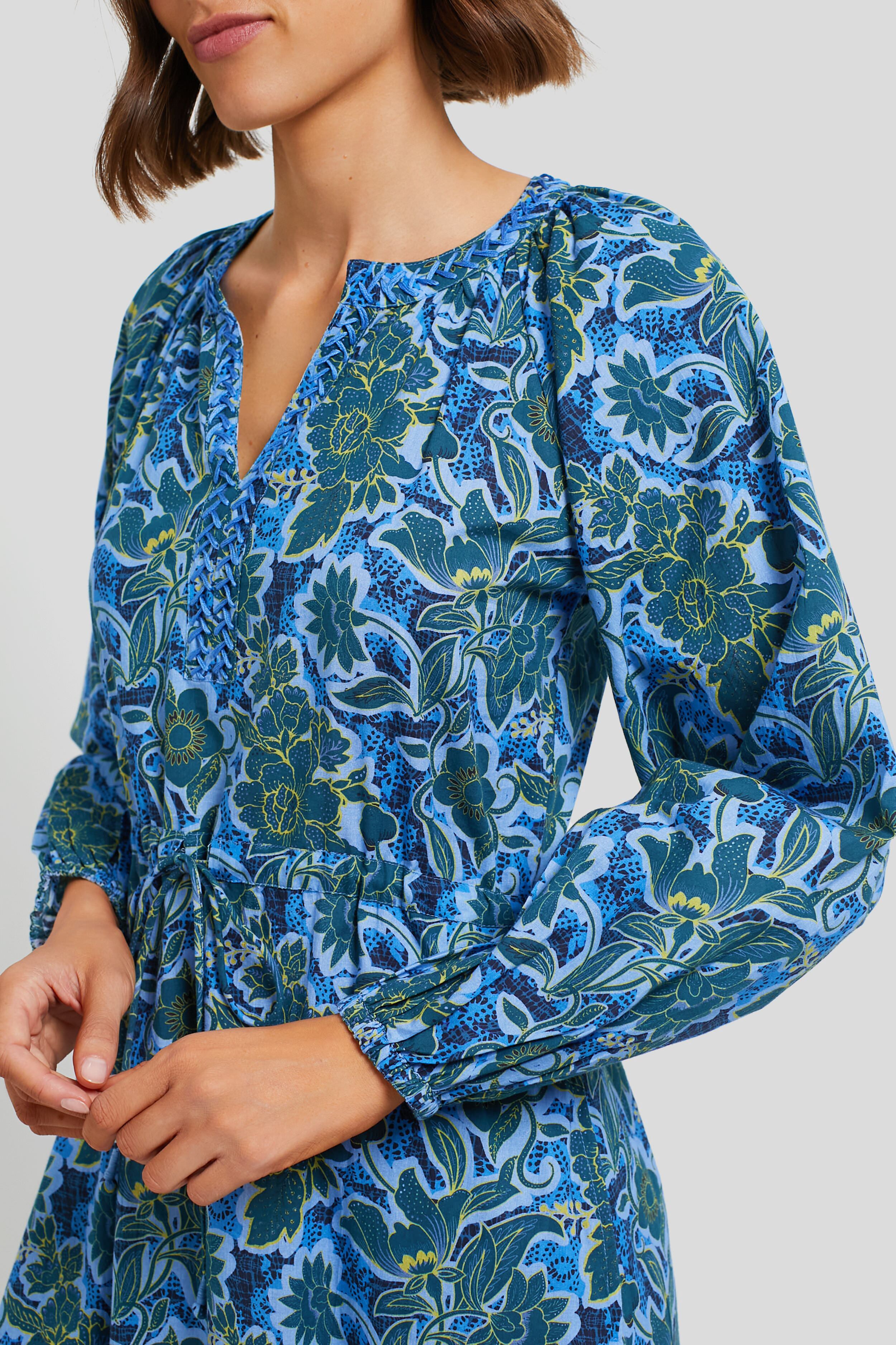 Blue Vayu Amalfi Maxi Dress for Women - Flowy Summer Beach Dress with Pockets | Perfect for Vacations, Weddings & Boho Chic Outfits