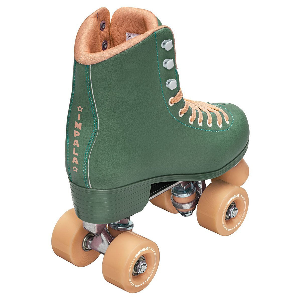 Impala Roller Skates for Women - Forest Green Outdoor & Indoor Quad Skates with Light-Up Wheels - Perfect for Rink, Park, Street Skating & Fitness