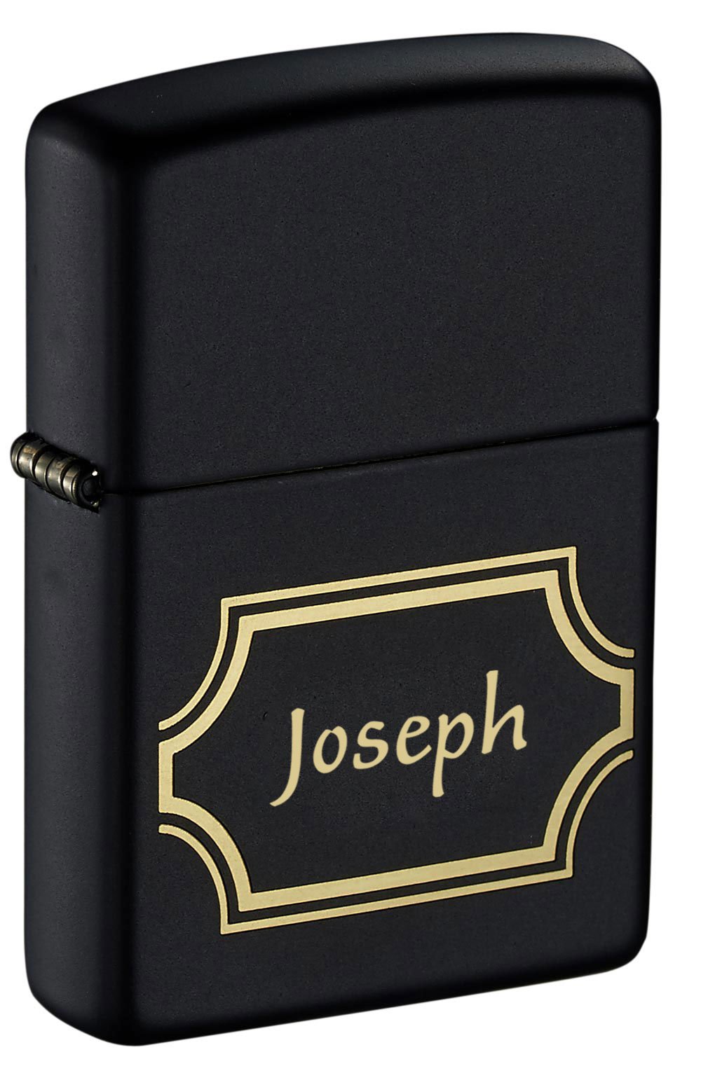 Custom Engraved Black Matte Zippo Windproof Lighter - Personalized Gift for Men, Women | Perfect for Camping, Outdoor Adventures & Everyday Carry (EDC)