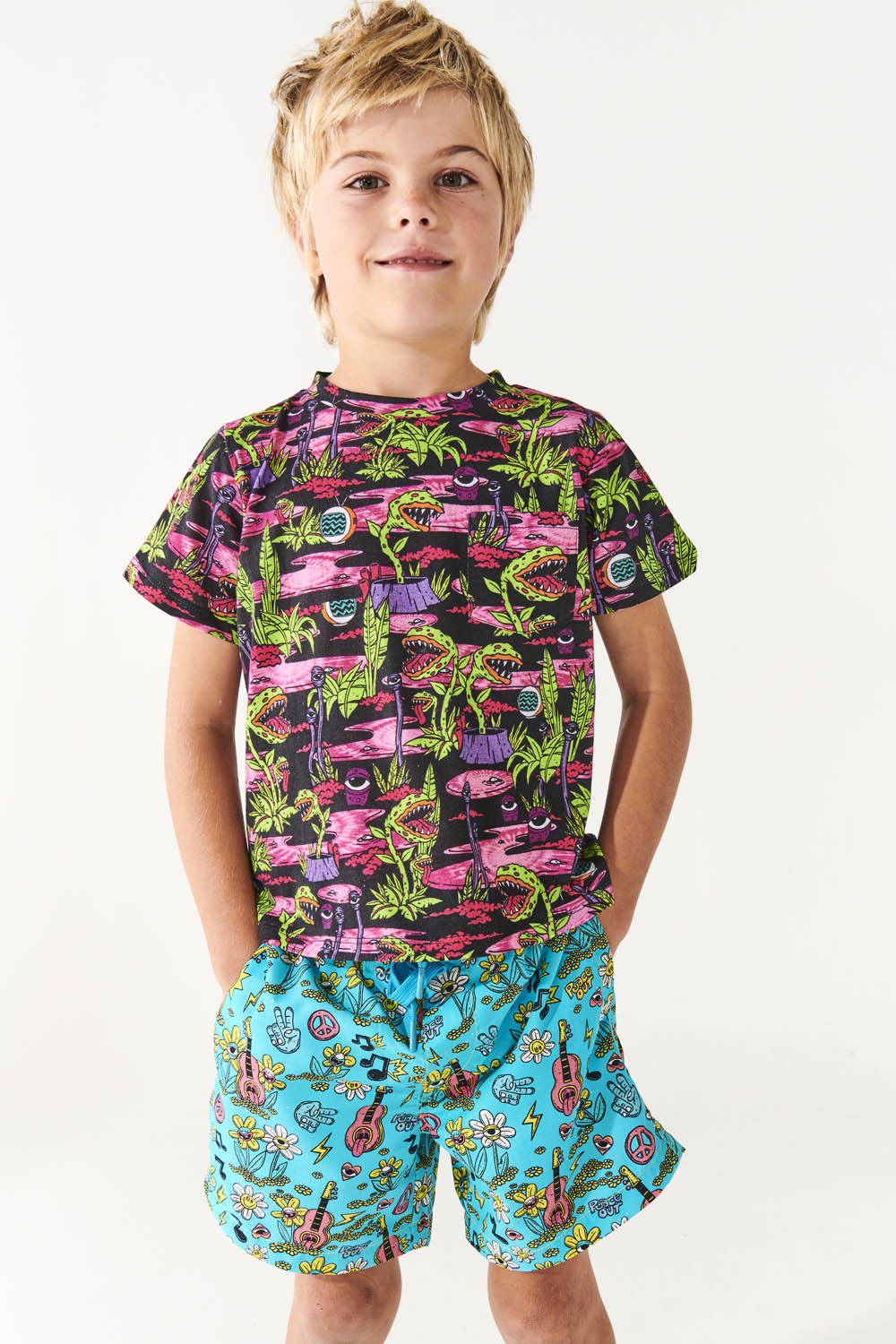 Kip & Co x Lee McConnell Short Sleeve TV Dinner T-Shirt - Casual Comfort Tee for Relaxing at Home, Lounging & Binge-Watching Shows