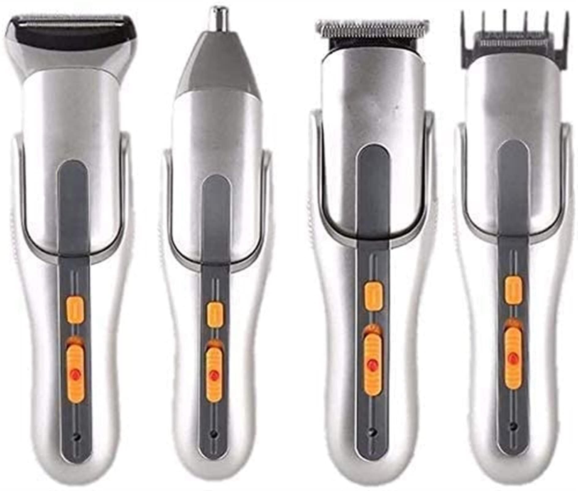 Professional 5-in-1 Men's Grooming Kit - Rechargeable Beard Trimmer, Hair Clippers, Mustache & Body Trimmer - Waterproof Nose & Ear Hair Trimmer for Men - Perfect Gift for Father, Husband, Boyfriend - Home & Travel Grooming Essential