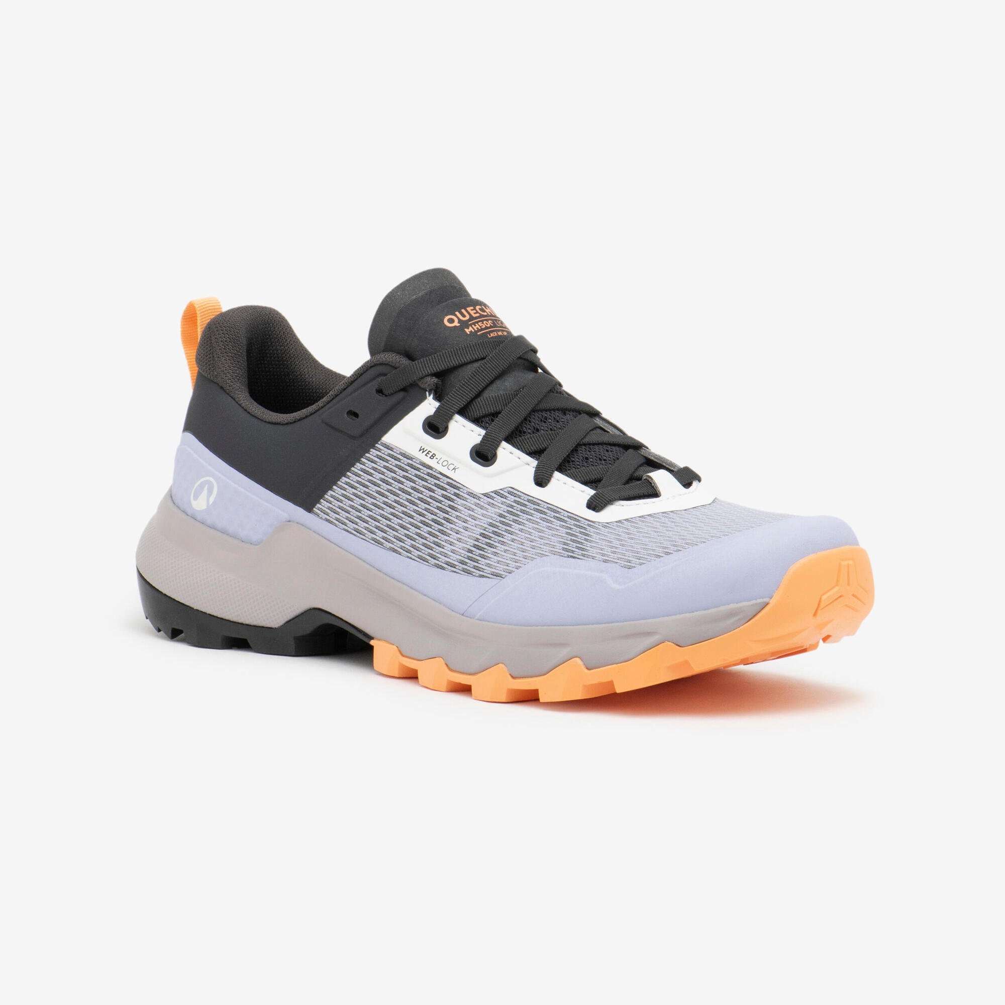 Quechua Women's MH500 Lightweight Hiking Shoes - Waterproof & Comfortable Trail Walking Footwear for Outdoor Adventures, Camping and Trekking