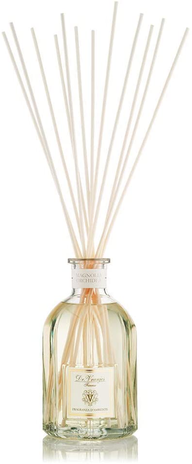 Premium Dr. Vranjes Magnolia Orchid Scented Diffuser 250ml/8.5oz - Luxury Home Fragrance for Living Room, Bedroom & Office Aromatherapy