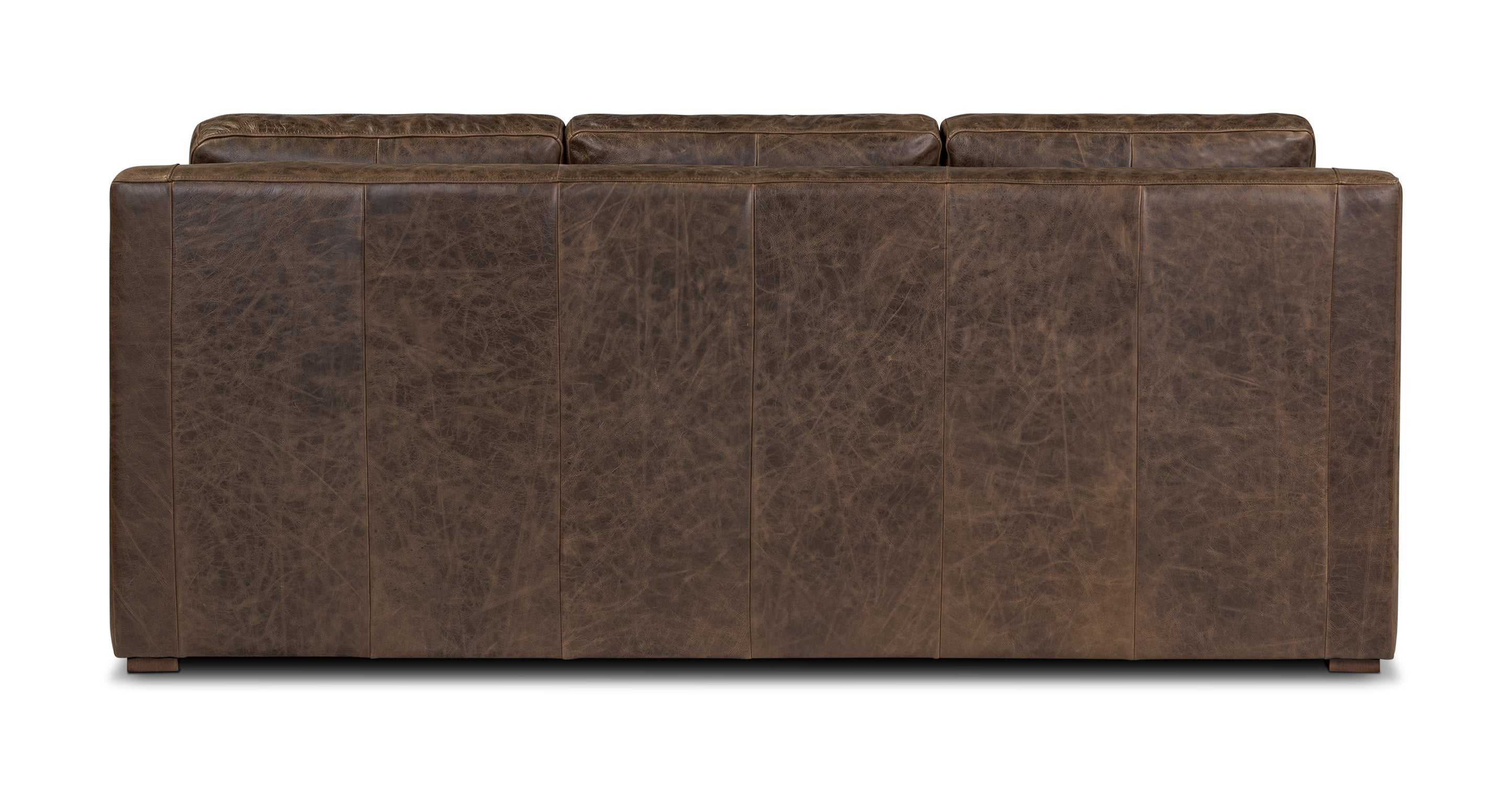 Sorrento Leather Convertible Sleeper Sofa with Pull-Out Bed - Modern Sectional Couch for Small Spaces, Living Room & Guest Room