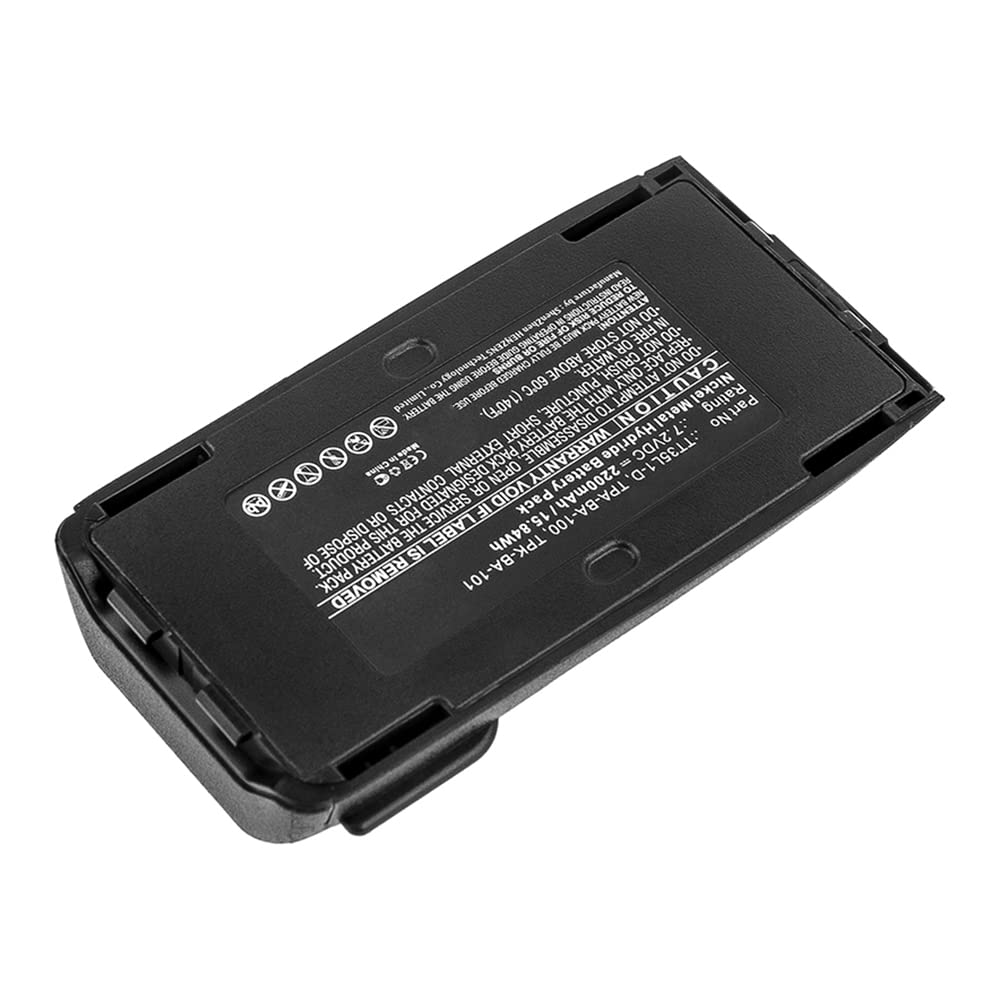 Synergy Digital 2-Way Radio Battery for Tait TP8140 - 2200mAh Ni-MH 7.2V High Capacity Replacement (Compatible with Tait T03-00011-CAAA) - Ideal for Construction, Security & Outdoor Communication