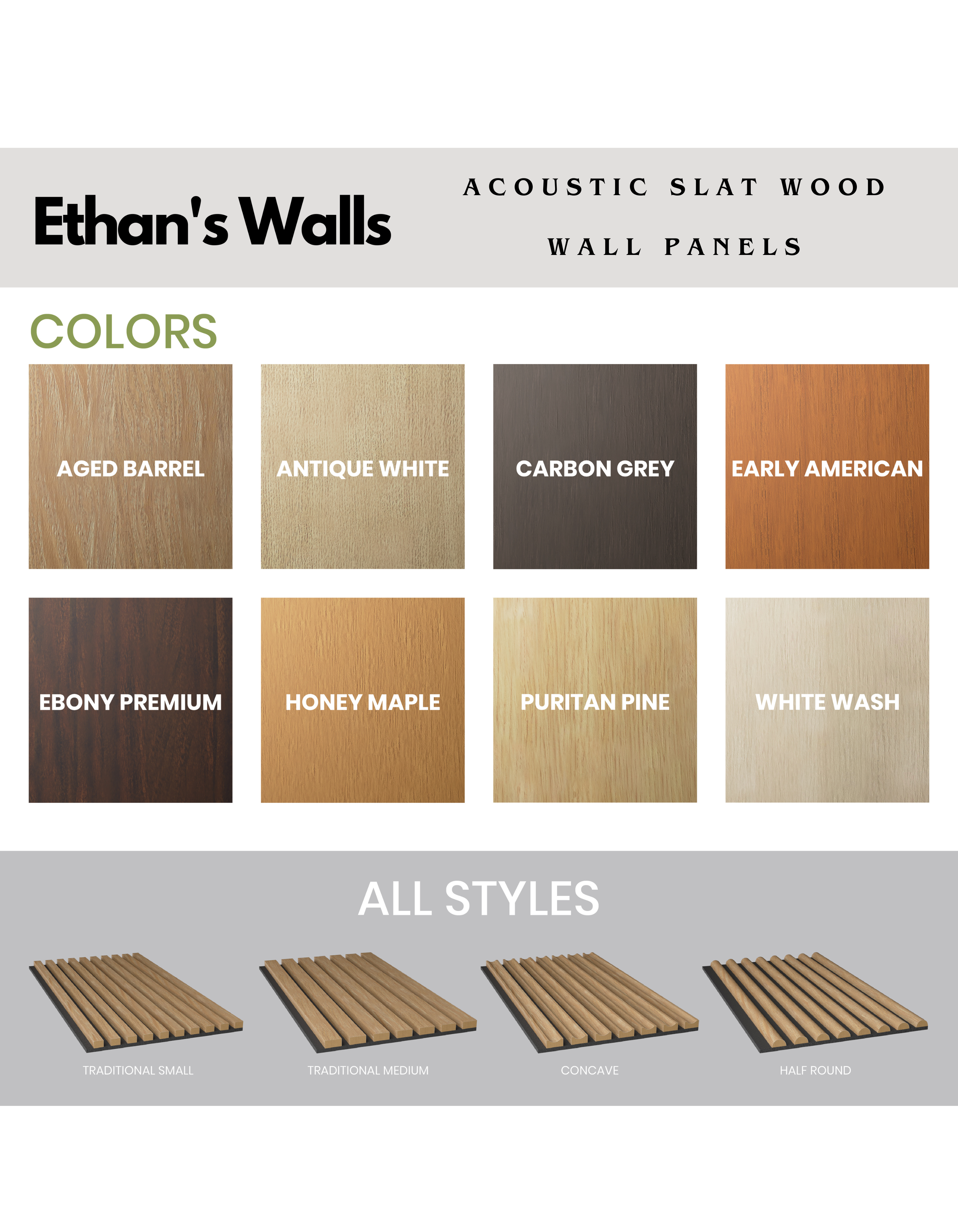 Acoustic Slat Wood Wall Panel - Natural Wood Soundproofing Panels for Home & Office - Traditional Slat Design for Modern & Rustic Interiors - Perfect for Living Rooms, Bedrooms, and Conference Rooms