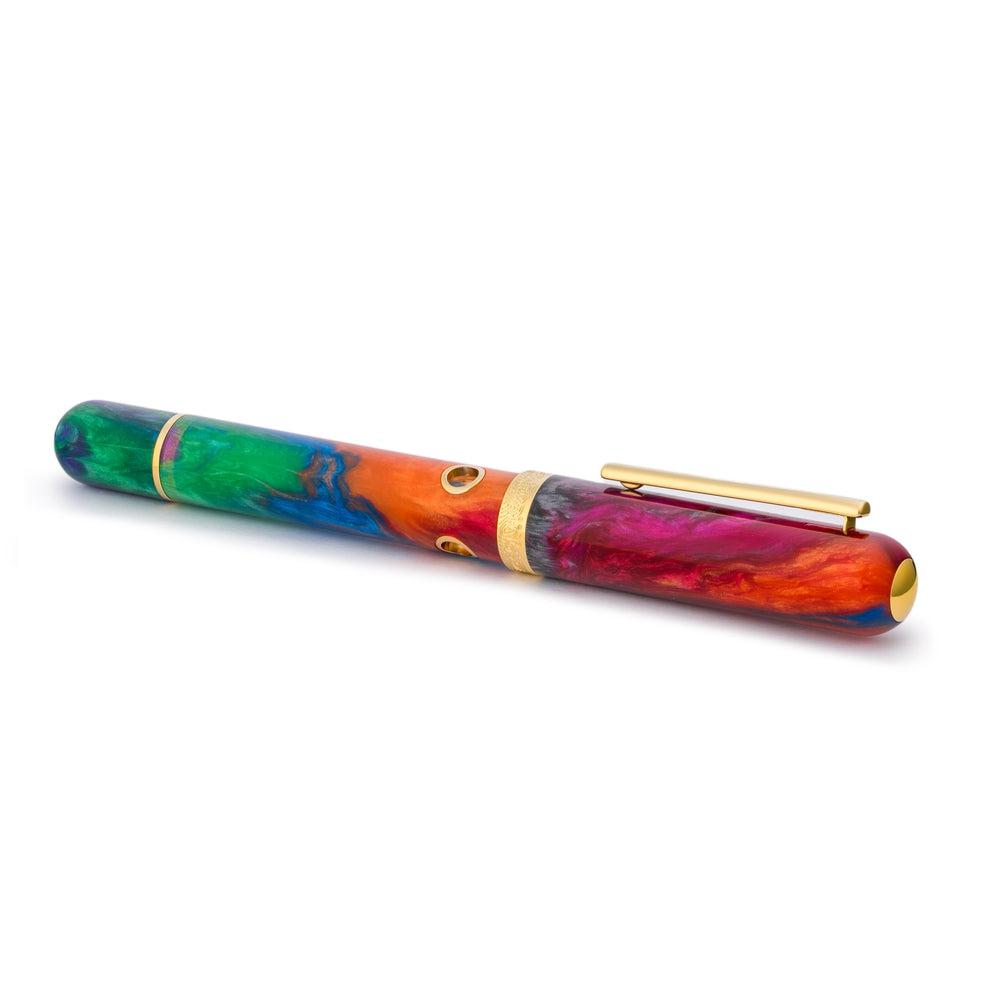 Nahvalur (Narwhal) Macaw Fountain Pen - Limited Edition 2023 - Premium Writing Instrument for Calligraphy, Journaling & Gift Giving