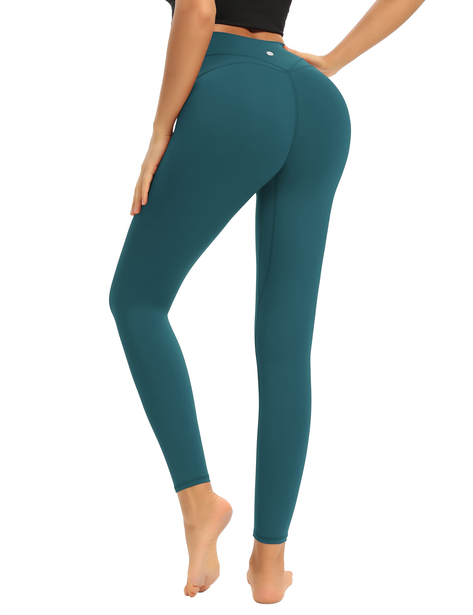 UUE Women's High Waisted Yoga Leggings with Pockets - Tummy Control Workout Pants & Butt Lifting Athletic Leggings for Gym, Running, Yoga & Everyday Wear