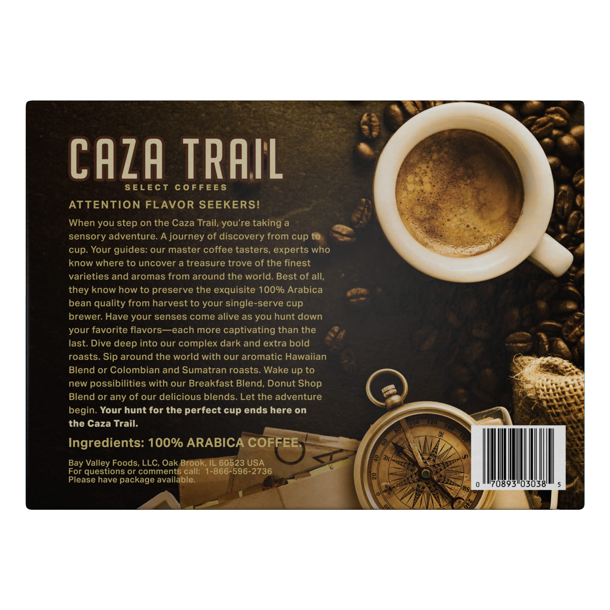 Premium Kona Blend Coffee Pods - 100 Single Serve Cups for Keurig Brewers | Rich & Smooth Flavor | Perfect for Home, Office & Travel