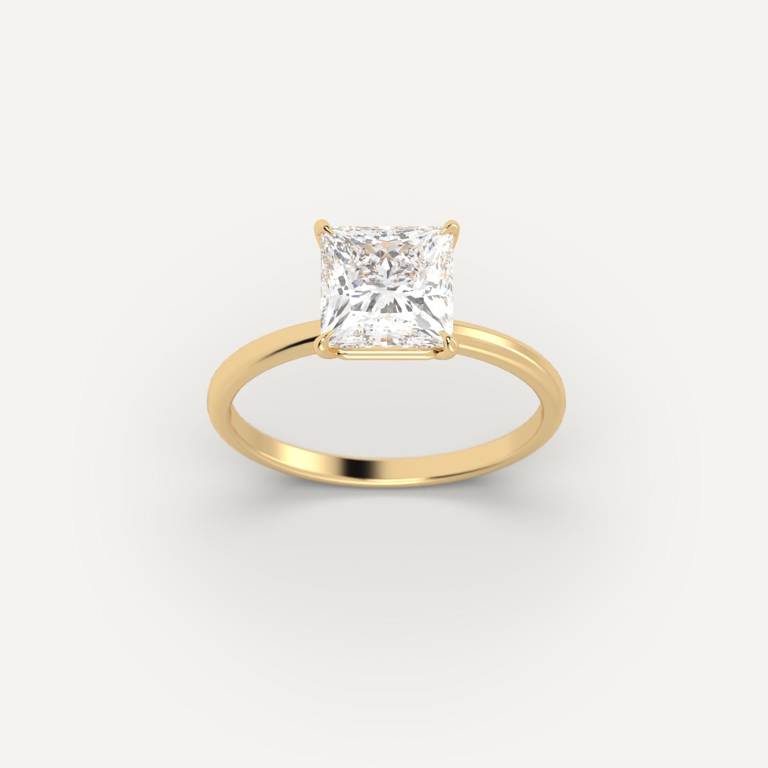 2 Carat Princess Cut Diamond Engagement Ring for Women - Perfect for Proposals, Weddings & Anniversaries