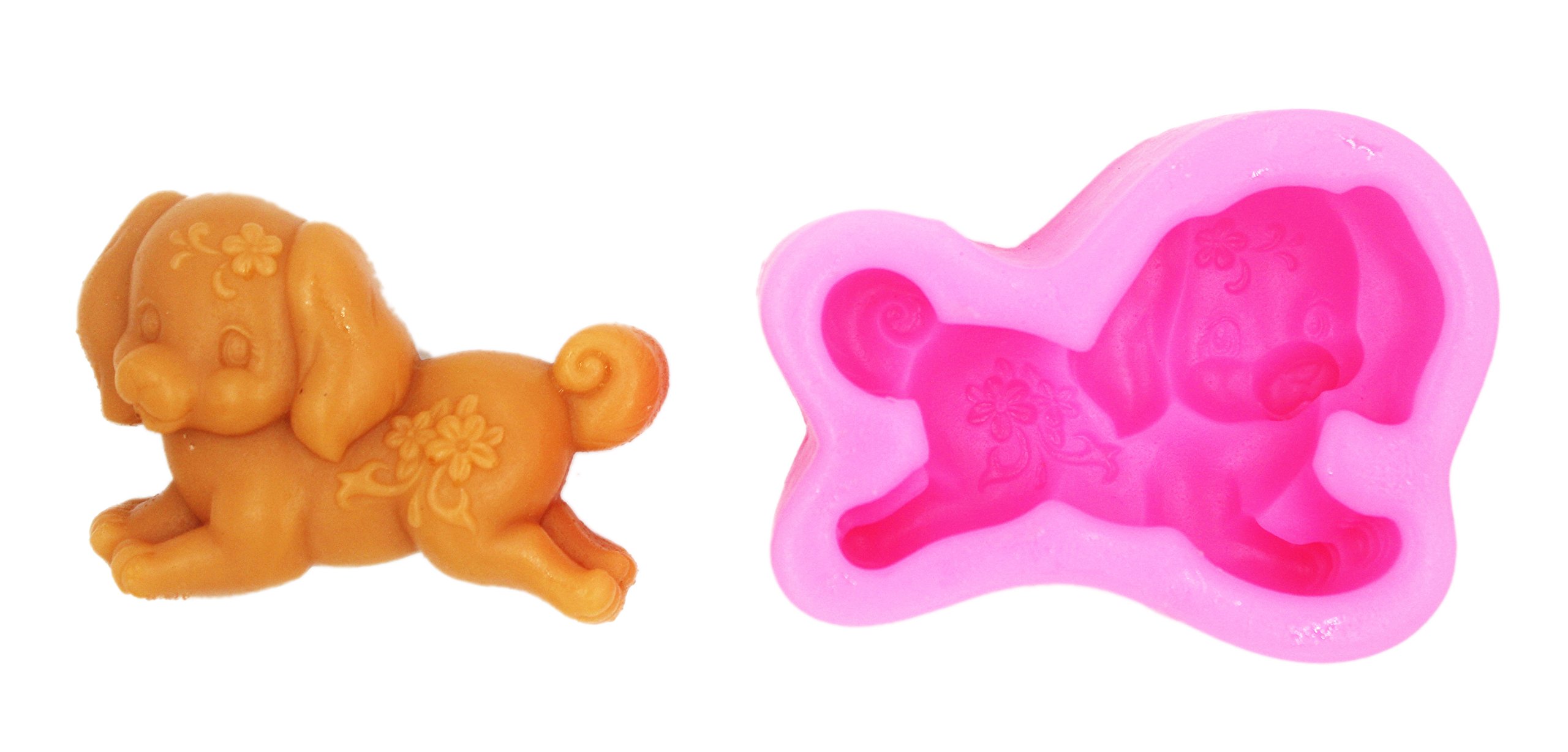 3D Silicone Dog Soap Molds for DIY Handmade Soap Making - Perfect for Pet Lovers, Home Crafting & Gift Making