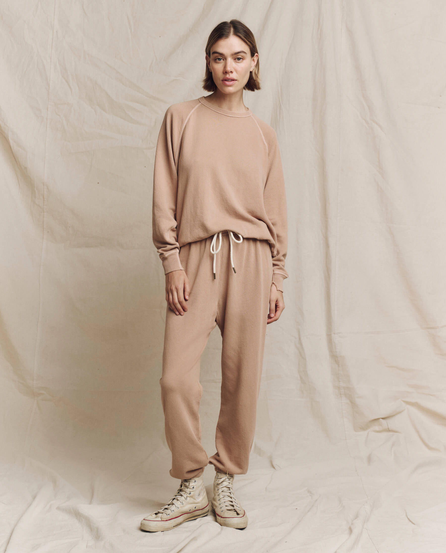 The Stadium Sweatpants - Comfortable Solid Biscotti Color Joggers for Men & Women | Perfect for Gym, Lounge & Casual Wear
