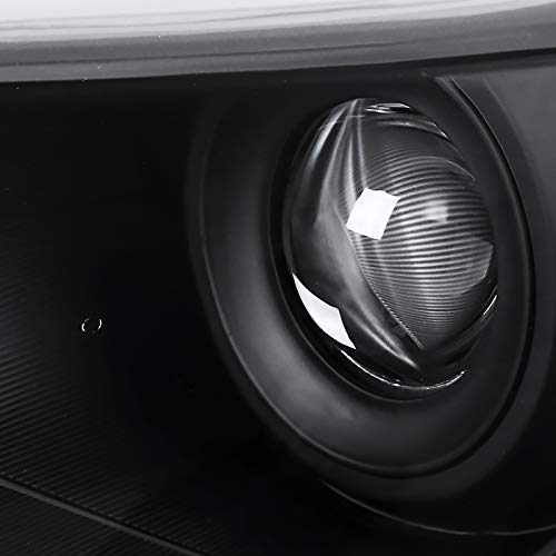 2015-2017 Toyota Camry Black Projector Headlights Pair - Left & Right Replacement Lamps for Enhanced Night Driving & Style Upgrade