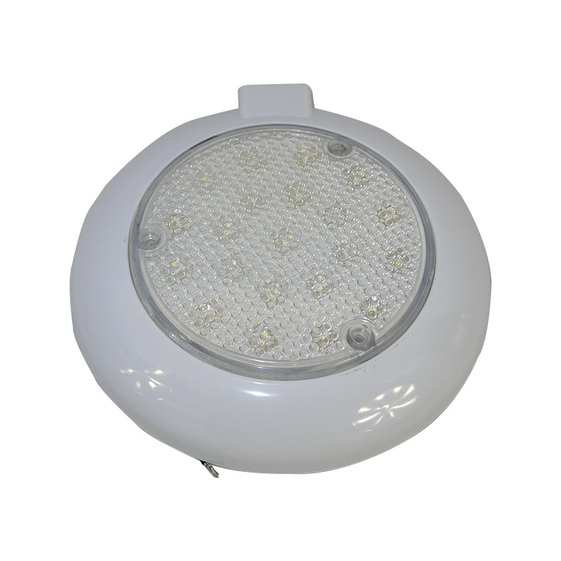 12V 50mm LED Dome Light with 20 SMD - Bright Caravan & Reading Light for RVs, Campers, Trucks & Nighttime Reading