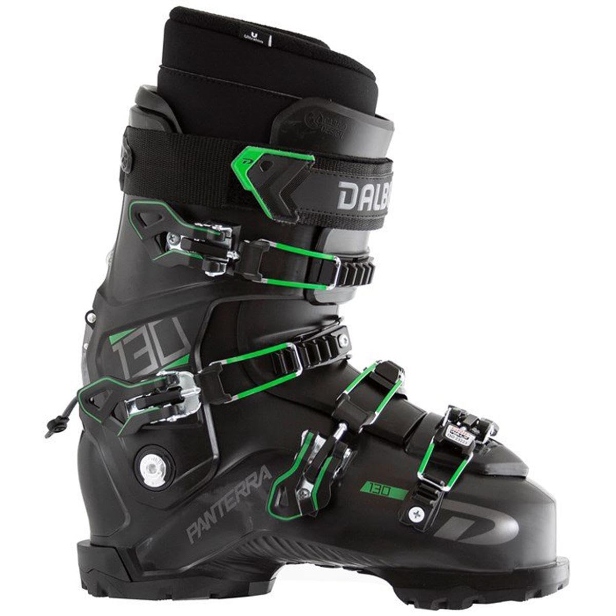 Dalbello PANTERRA 130 ID GW Ski Boots - Black, Size 29.5 (2023 Model) | Perfect for Alpine Skiing & Backcountry Adventures