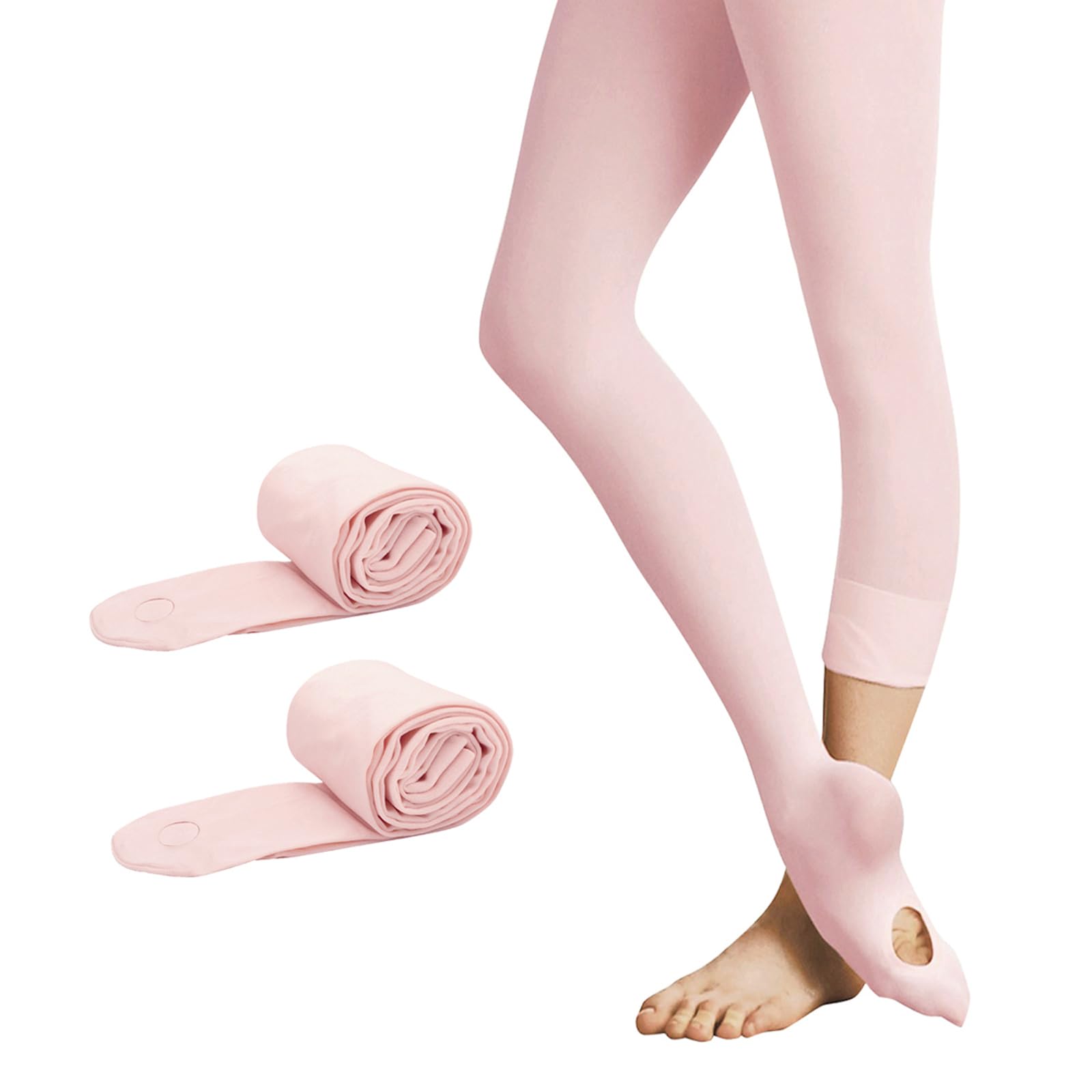 Ultra Soft Pro Dance Tights for Girls - Ballet, Transition & Daily Wear (Toddler/Little Kid/Big Kid) - Perfect for Dance Class, School & Everyday Comfort