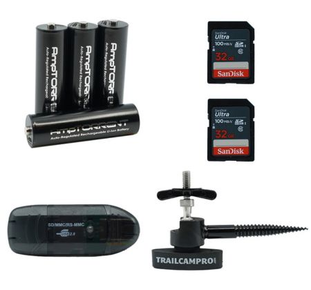 TCP Pro 4AA Rechargeable Lithium Batteries Bundle - Long Lasting Power for Cameras, Flashlights & Electronics - Save $30 Now