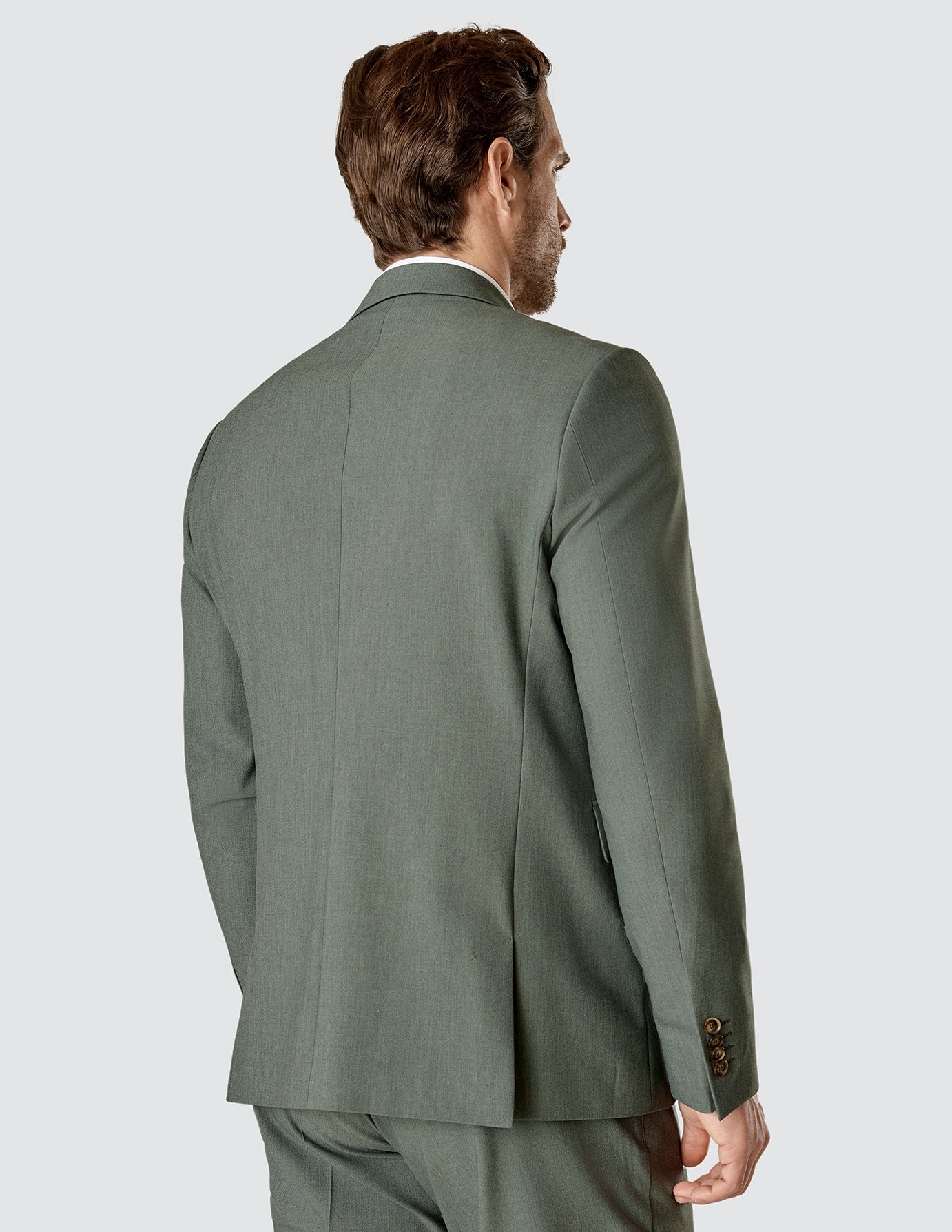 Essential Blazer Regular Green Melange - Classic Men's Slim Fit Blazer for Business & Casual Wear | Perfect for Office, Weddings & Formal Events