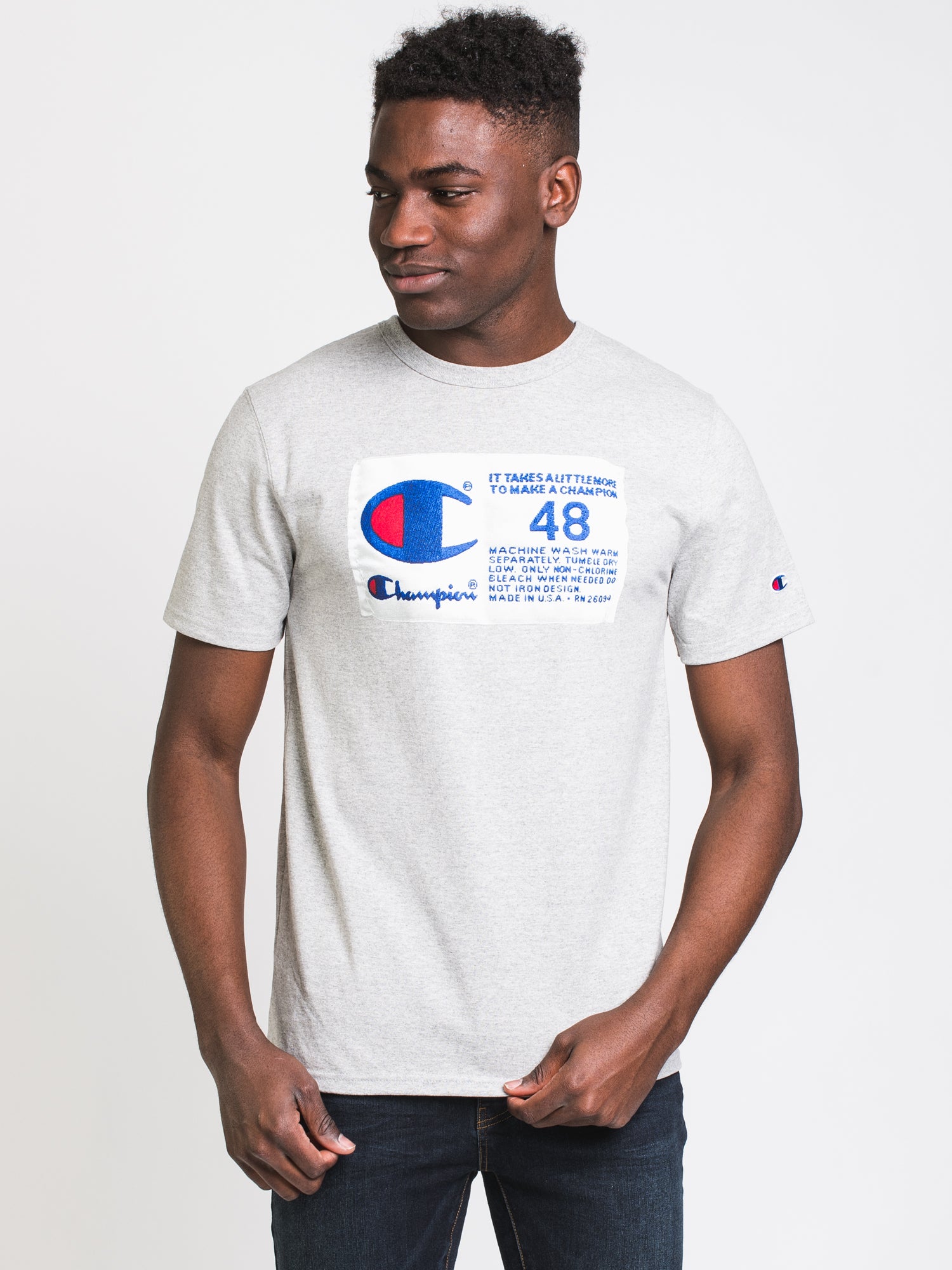 Champion Heritage Classic Cotton T-Shirt for Men & Women - Soft, Comfortable & Durable - Clearance Sale | Perfect for Casual Wear, Gym, and Everyday Outfits