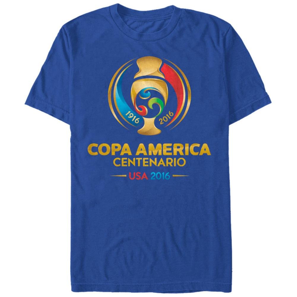 2024 Copa America Men's Basic Logo T-Shirt - Official Soccer Tournament Fan Tee for Casual Wear & Game Day Outfits