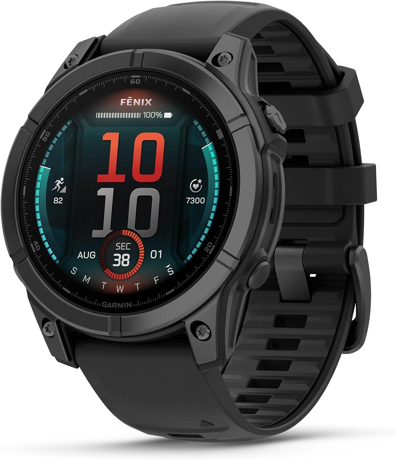 Garmin fenix E AMOLED Outdoor GPS Smartwatch - Multisport, Hiking, Running, Swimming, Adventure & Fitness Tracker with Heart Rate Monitor