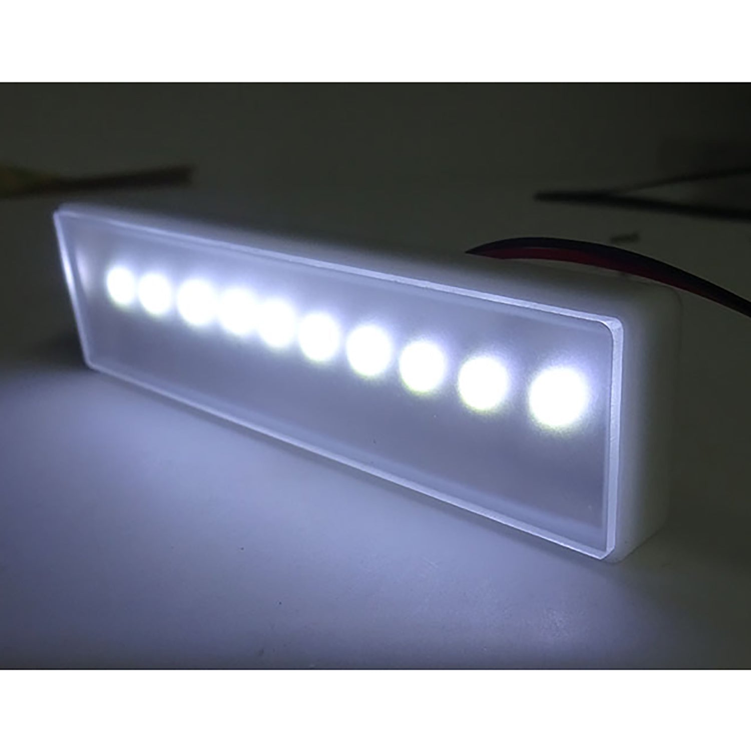 1/14 Tamiya RC Tractor Truck LED Roof Light Box - DIY Hydraulic Dumper Tipper Model for Radio Control Lorry - Perfect for RC Car Enthusiasts & Nighttime Construction Site Scenes