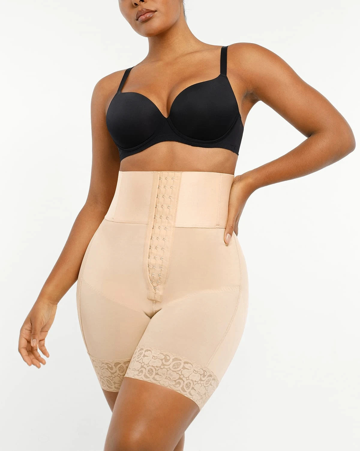 AirSlim® Boned Sculpt High Waist Shorts for Women - Tummy Control Shapewear - Perfect for Workout, Yoga & Everyday Wear