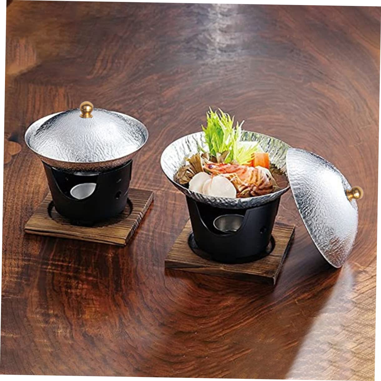 DOITOOL Stainless Steel Hot Pot - 5QT Multi-Purpose Ramen Cooking Pot with Lid, No Divider - Durable Kitchenware for Noodles, Soup, Stew & More - Perfect for Home, Restaurant & Camping Use