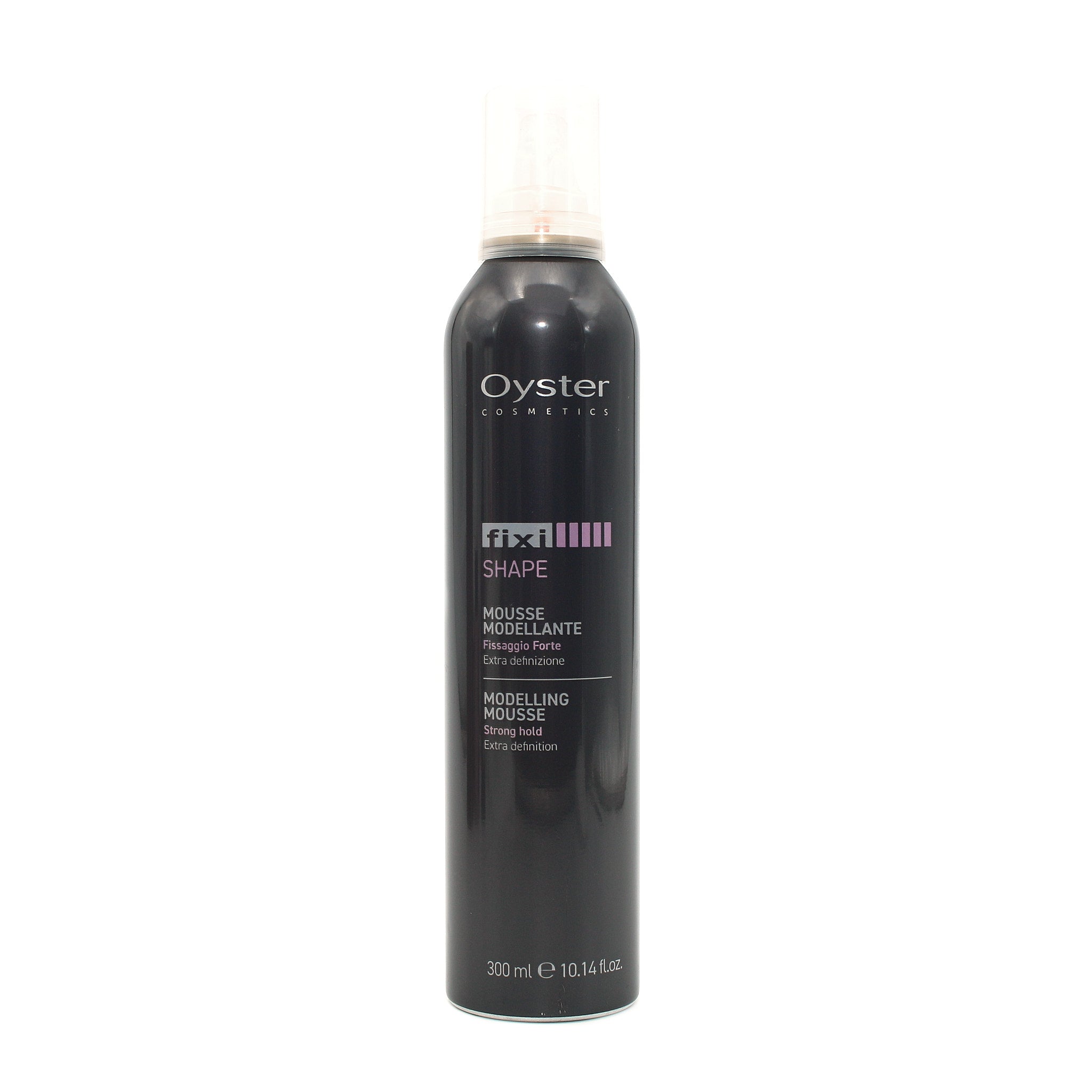 Oyster Fixi Strong Hold Shape Modeling Mousse - 10.14 oz for Long-Lasting Hairstyles | Perfect for Curly, Wavy & Straight Hair Styling