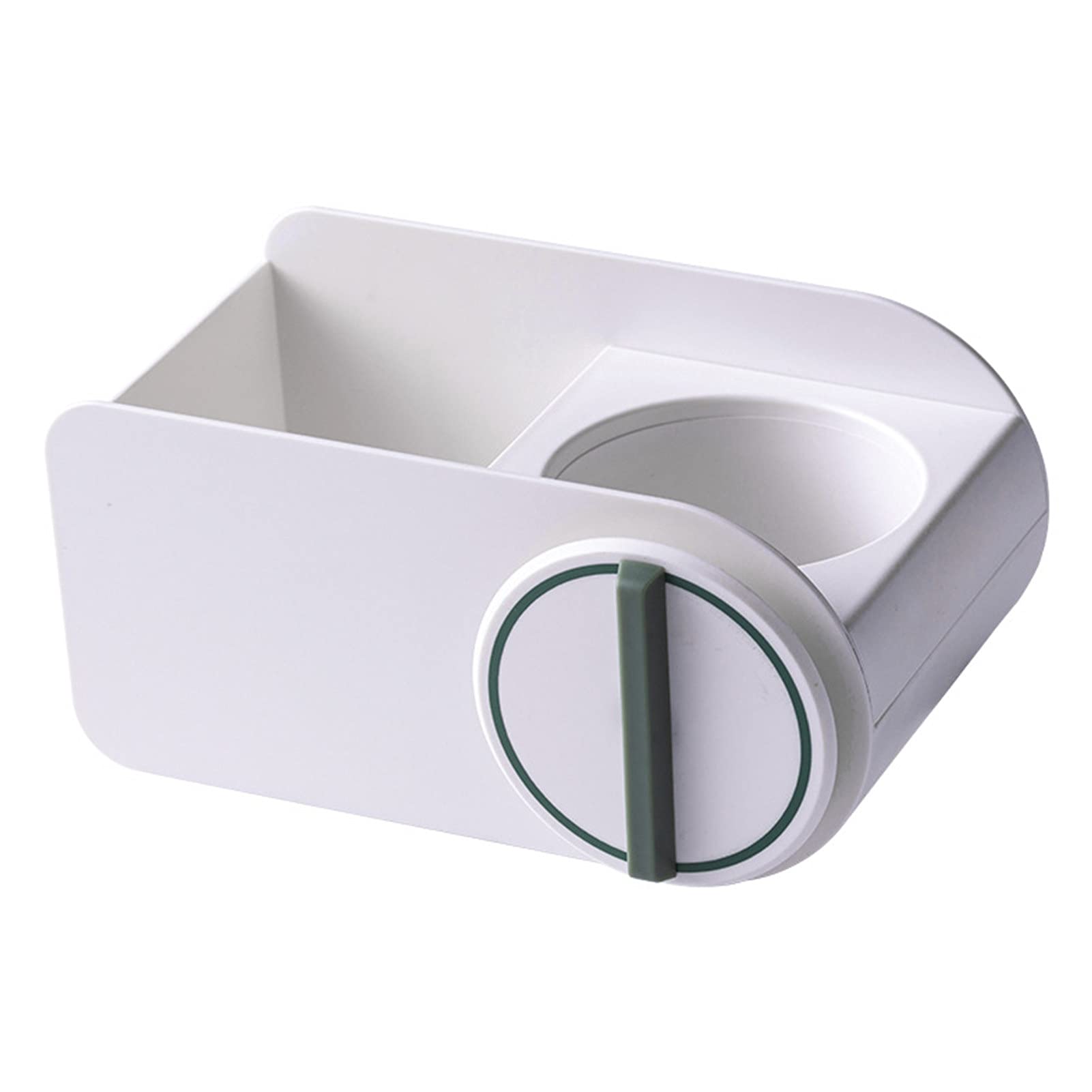 Wall Mounted Hair Dryer Holder - Bathroom & Dormitory Storage Organizer for Hair Dryers | Space-Saving Solution for Small Bathrooms & College Dorms