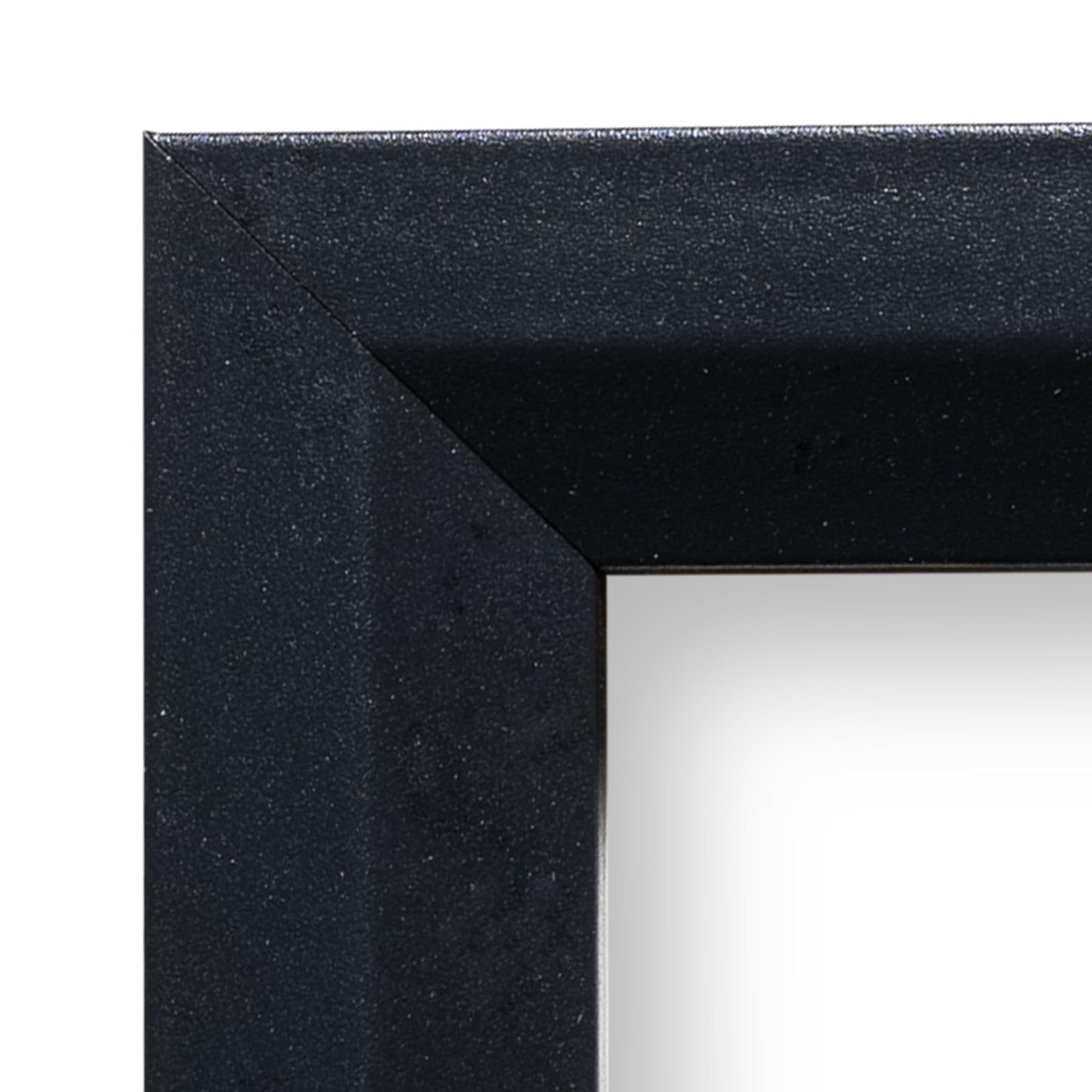 12x18 Inch Black Solid Poplar Wood Picture Frame - Thin .84 Inch Profile, Wall Decor for Posters, Photos & Artwork - Perfect for Living Room, Bedroom & Office Decor