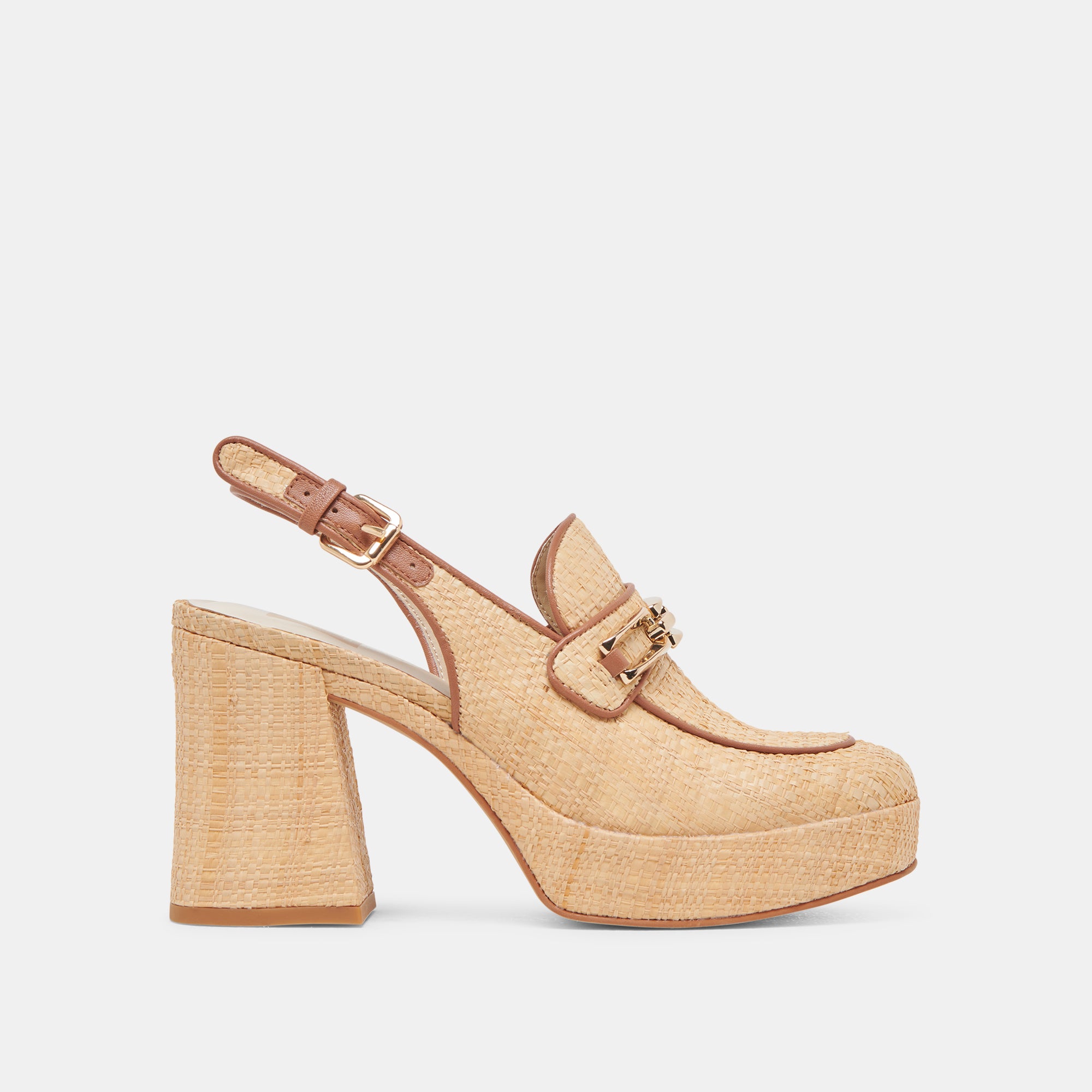 SIRUS Women's LT Natural Raffia Heels - Comfortable Summer Wedge Sandals for Beach, Wedding, and Outdoor Parties
