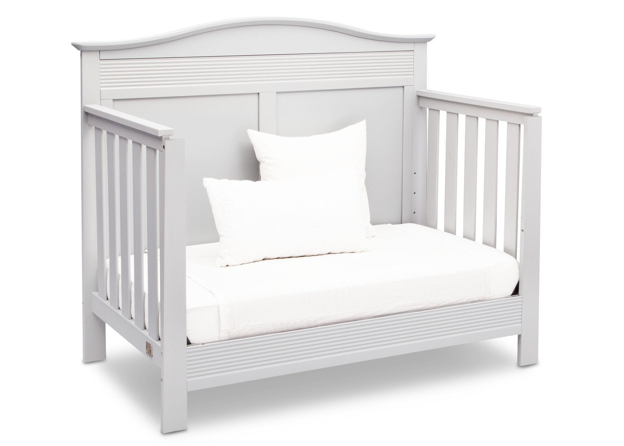 Barrett 4-in-1 Convertible Baby Crib - White Nursery Furniture for Newborn to Toddler | Perfect for Modern Nursery, Bedroom & Daycare