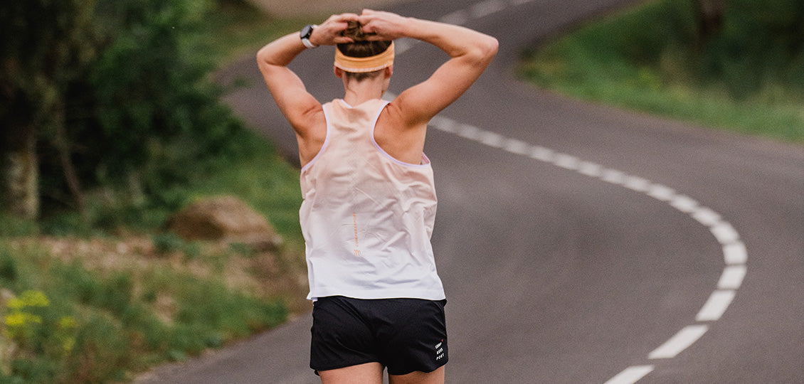 Compressport Women's Running Singlet - Lightweight Breathable Athletic Top for Marathon & Training | Buff Orange Performance Shirt for Outdoor Sports & Gym Workouts
